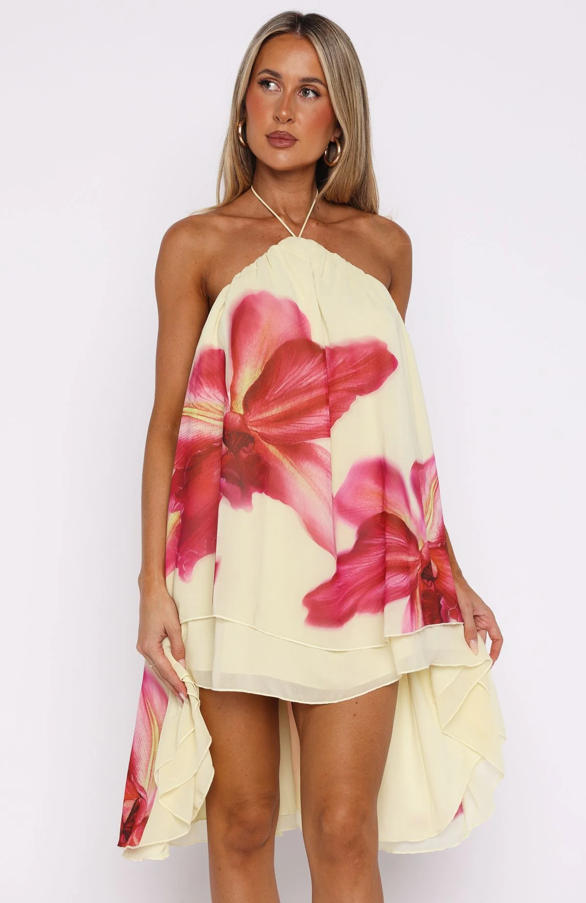 Heartbreaker Status Mini Dress Lemon Twist - Image 4