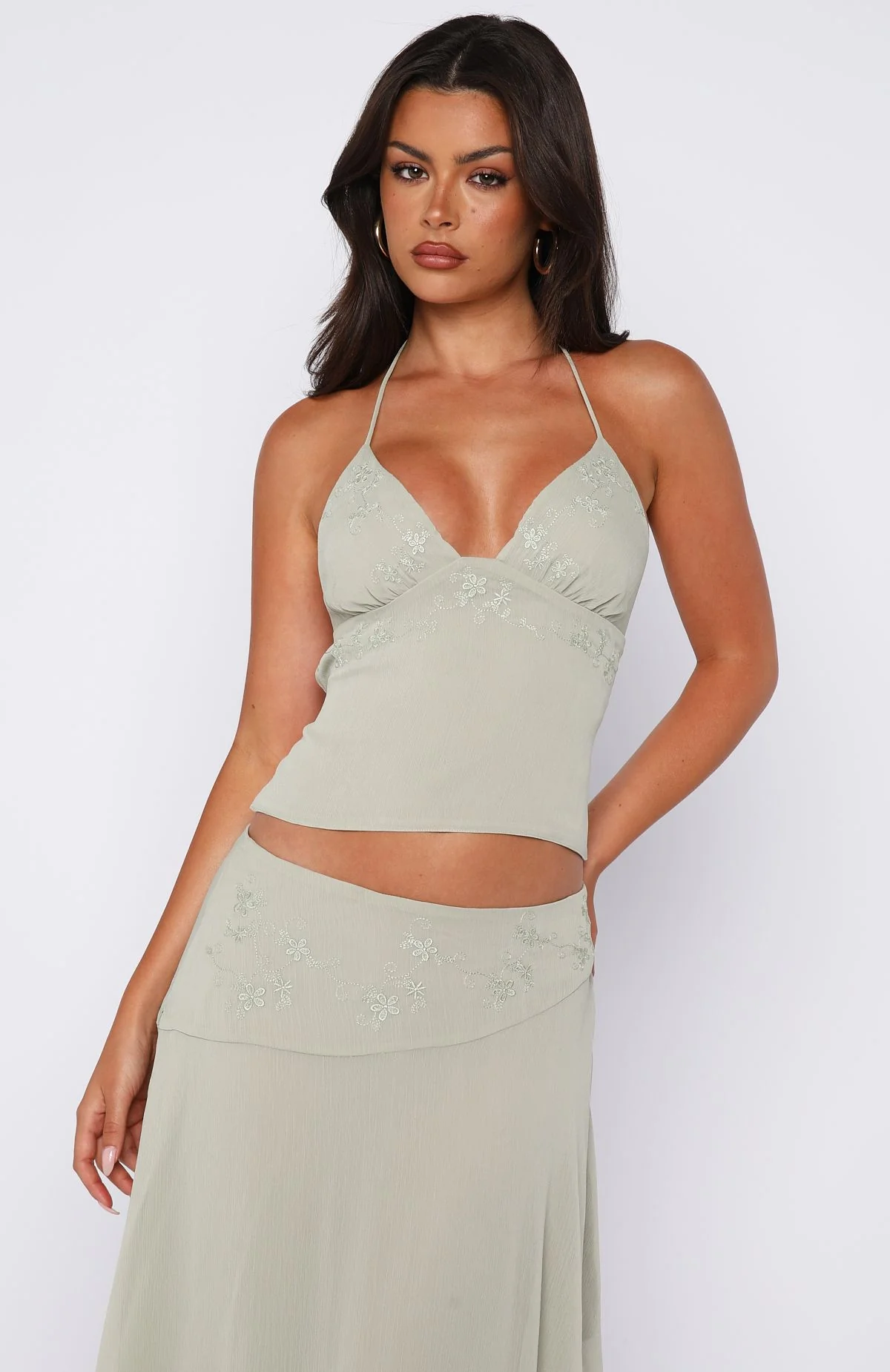 Hidden Grace Cami Top Sage - Image 2