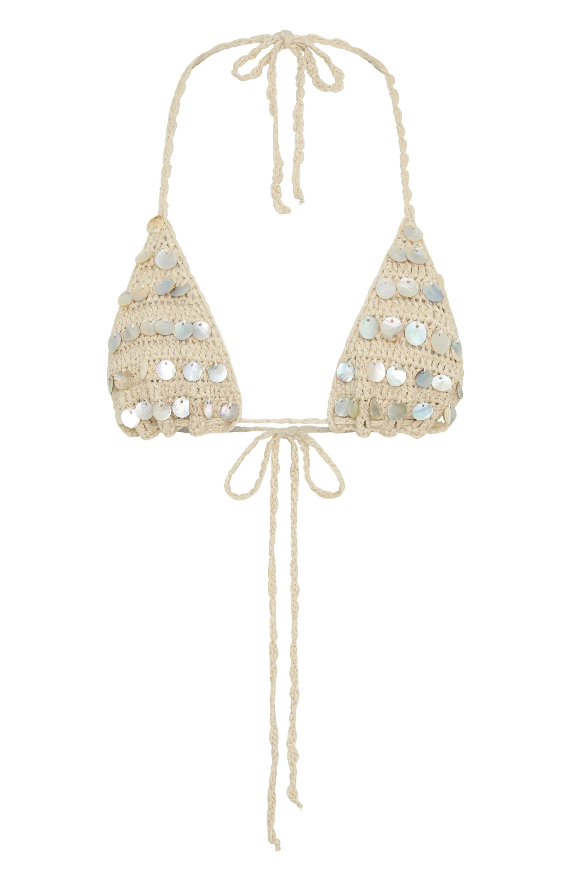 Hidden Treasure Crochet Bikini Top Shell - Image 7