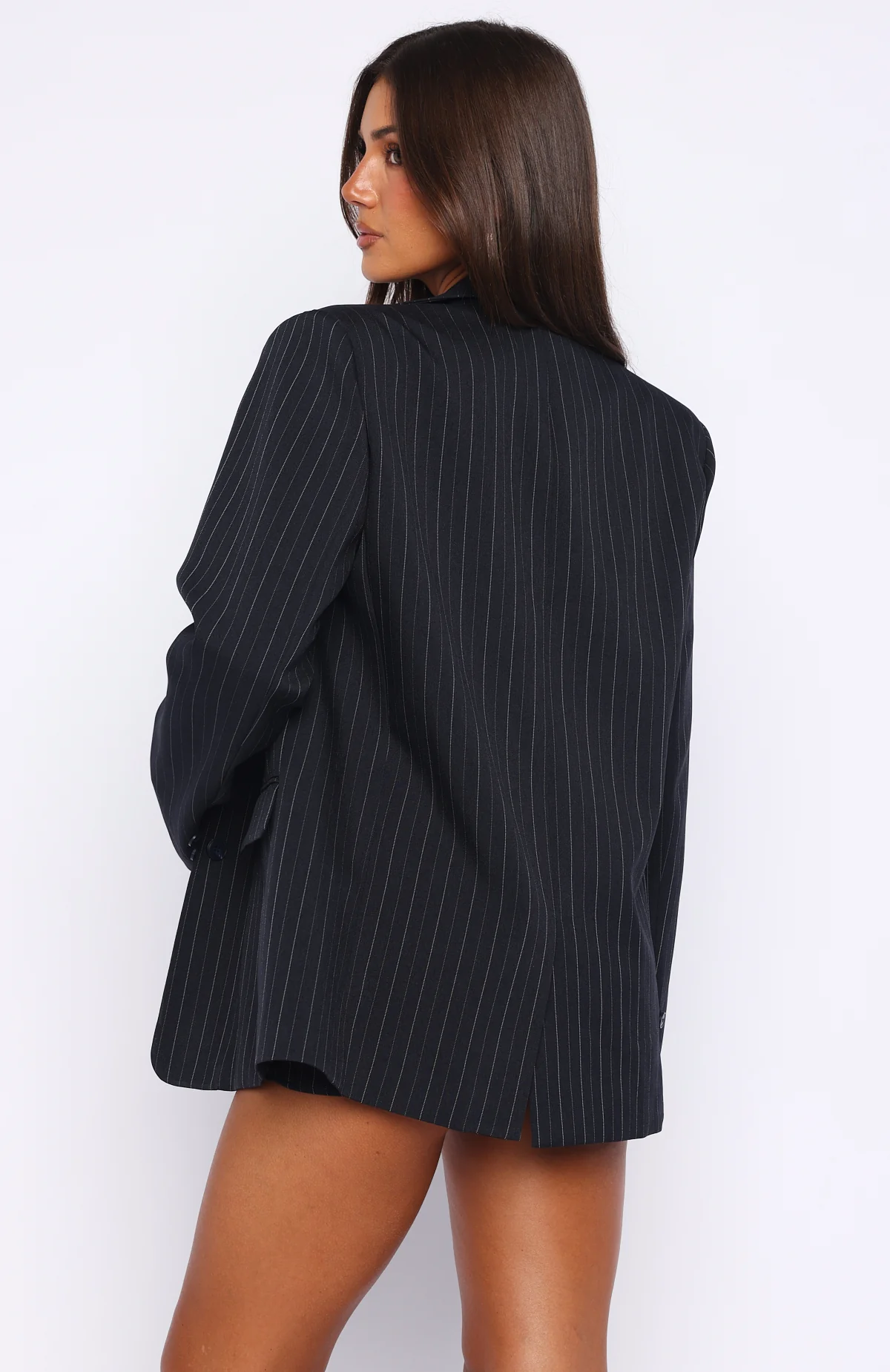 High Line Blazer Navy Pinstripe - Image 5