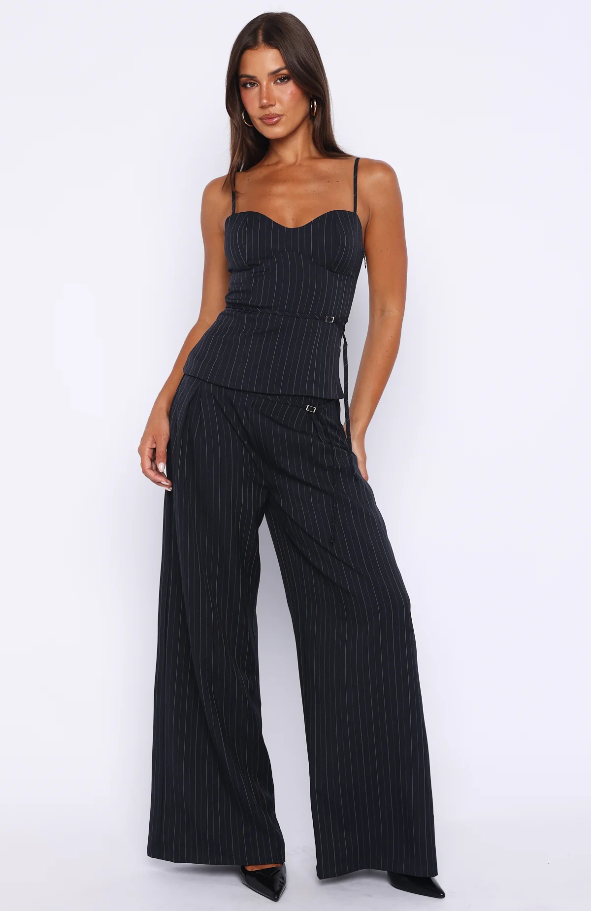 High Line Top Navy Pinstripe - Image 6