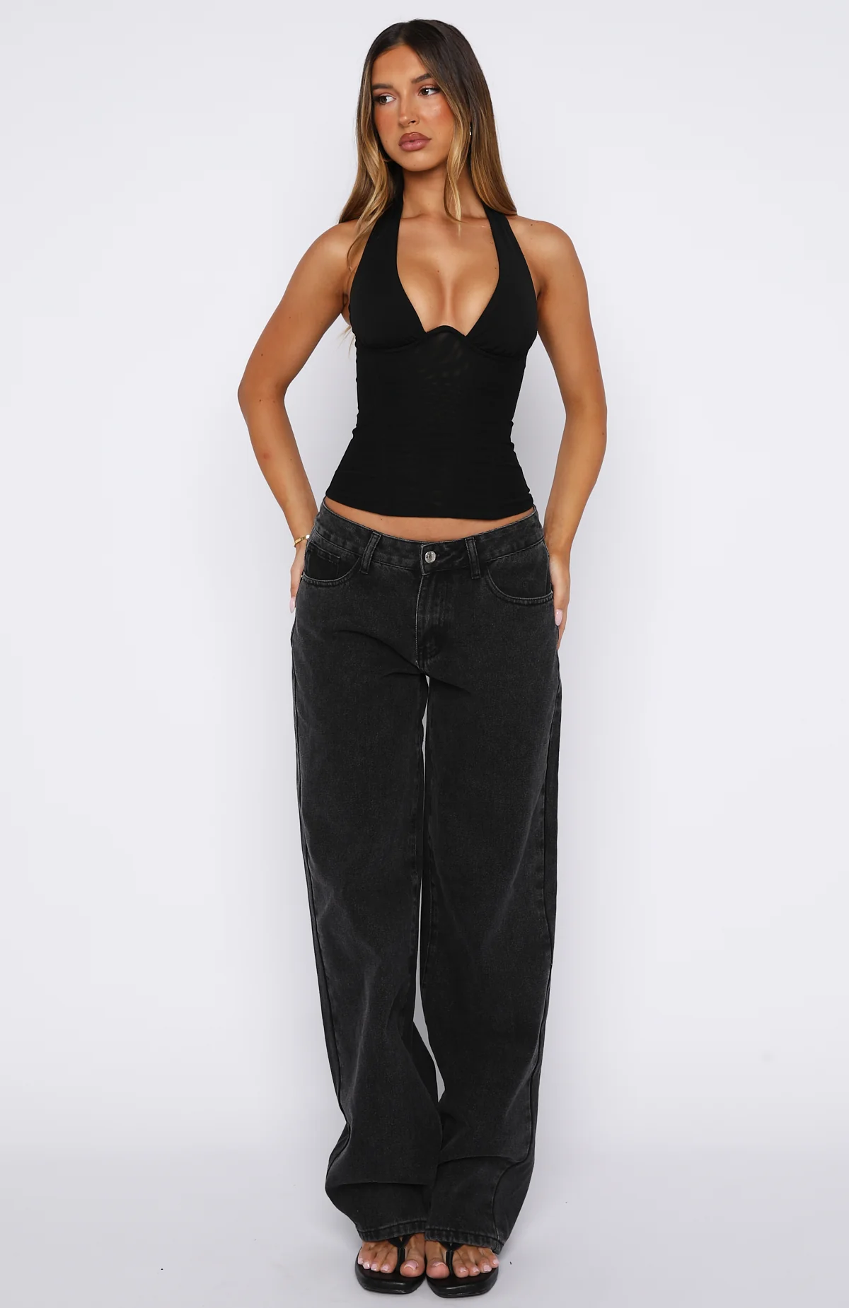 Hot Girl Halter Bustier Black - Image 5