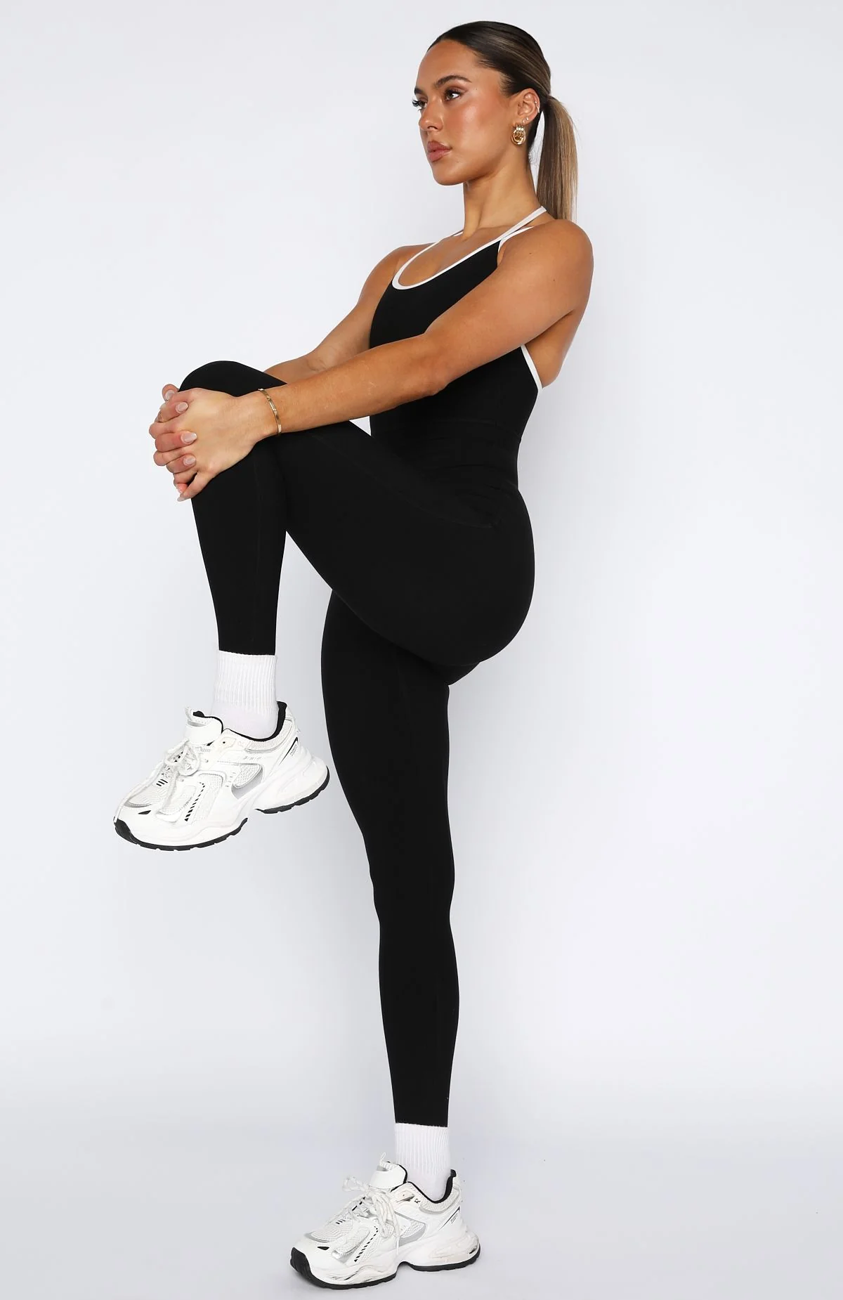 Ignite Jumpsuit Black/White - Image 3