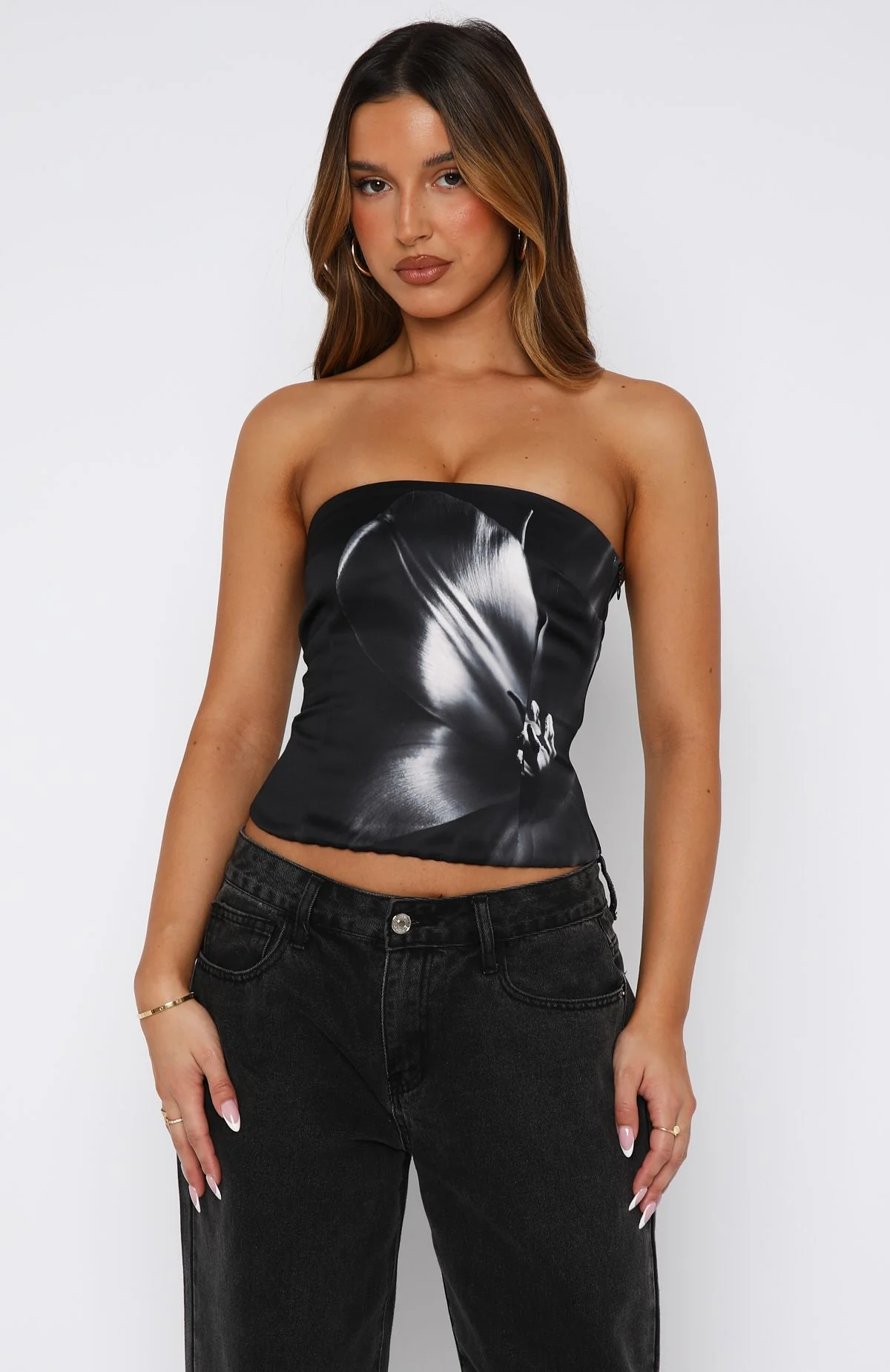 I'll Be Alright Strapless Bustier Midnight Twist - Image 2