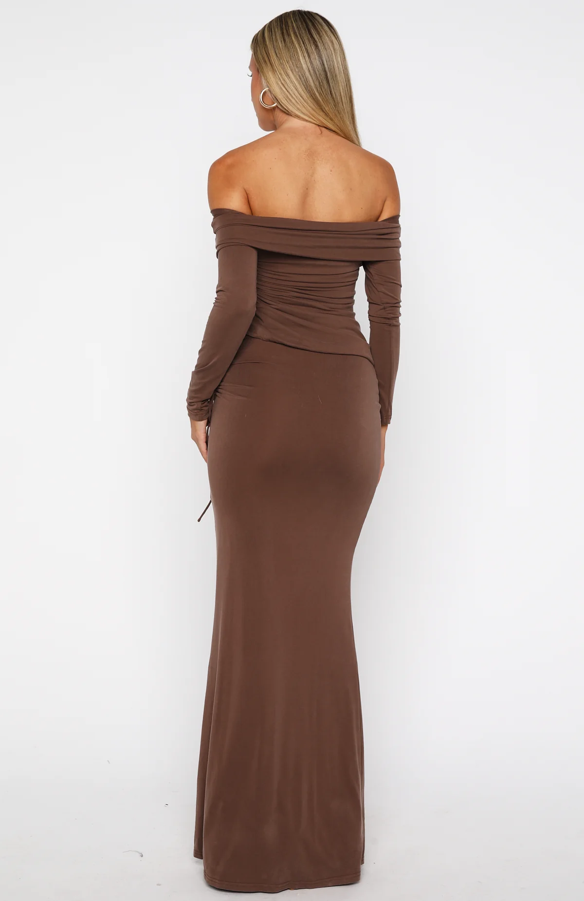 I'm Not Sorry Maxi Skirt Coffee - Image 5