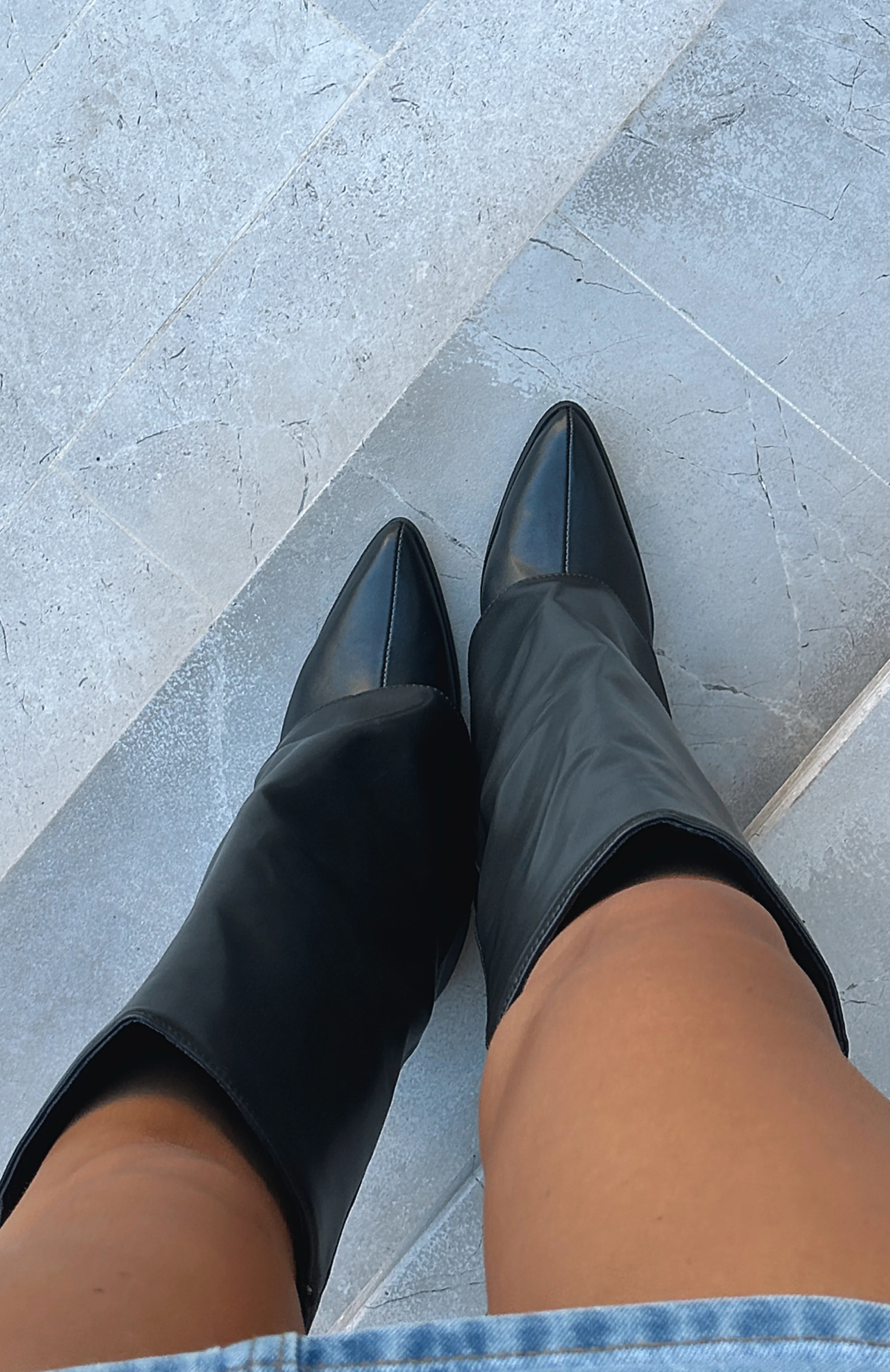 I'm That Girl Knee High Boots Black - Image 7