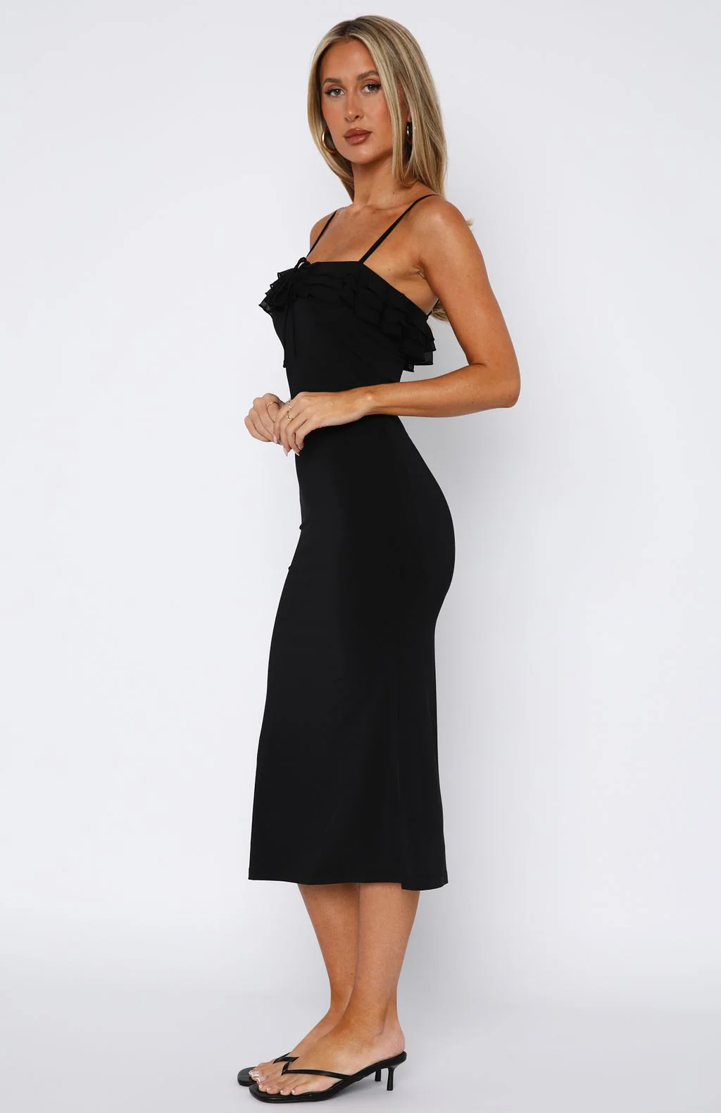I'm Your Favourite Midi Dress Black - Image 3