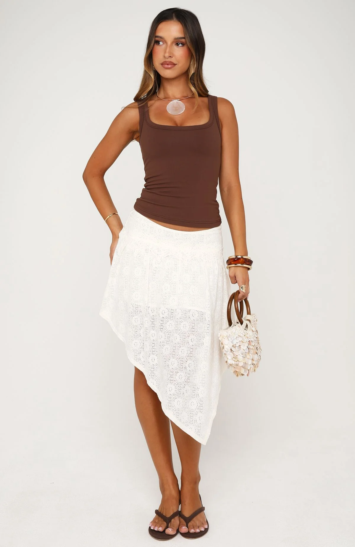 In The Current Skirt Off White - Image 2