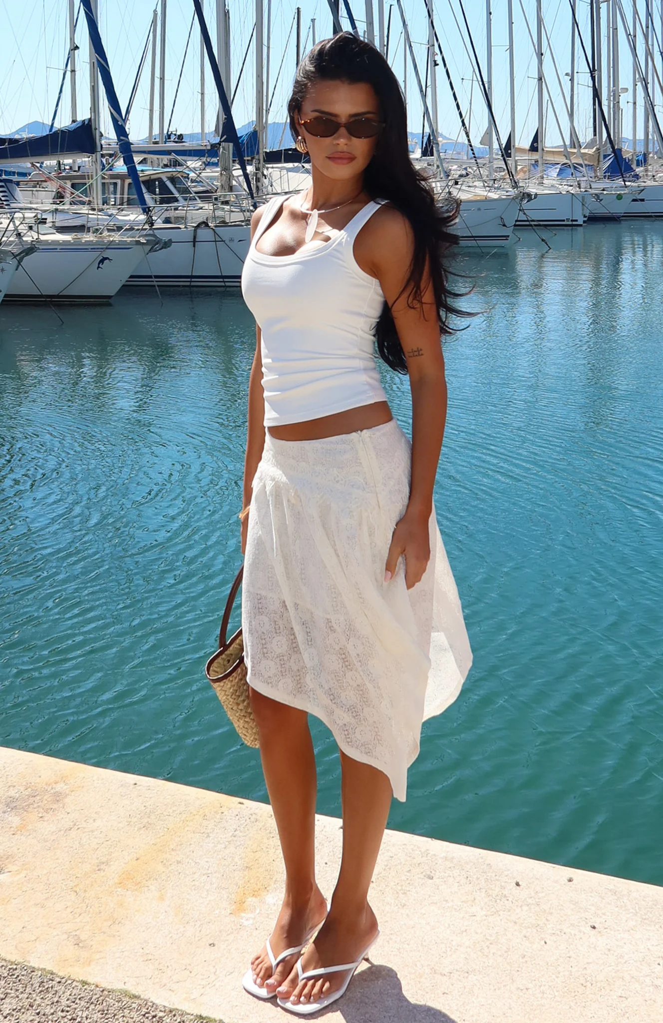 In The Current Skirt Off White - Image 5