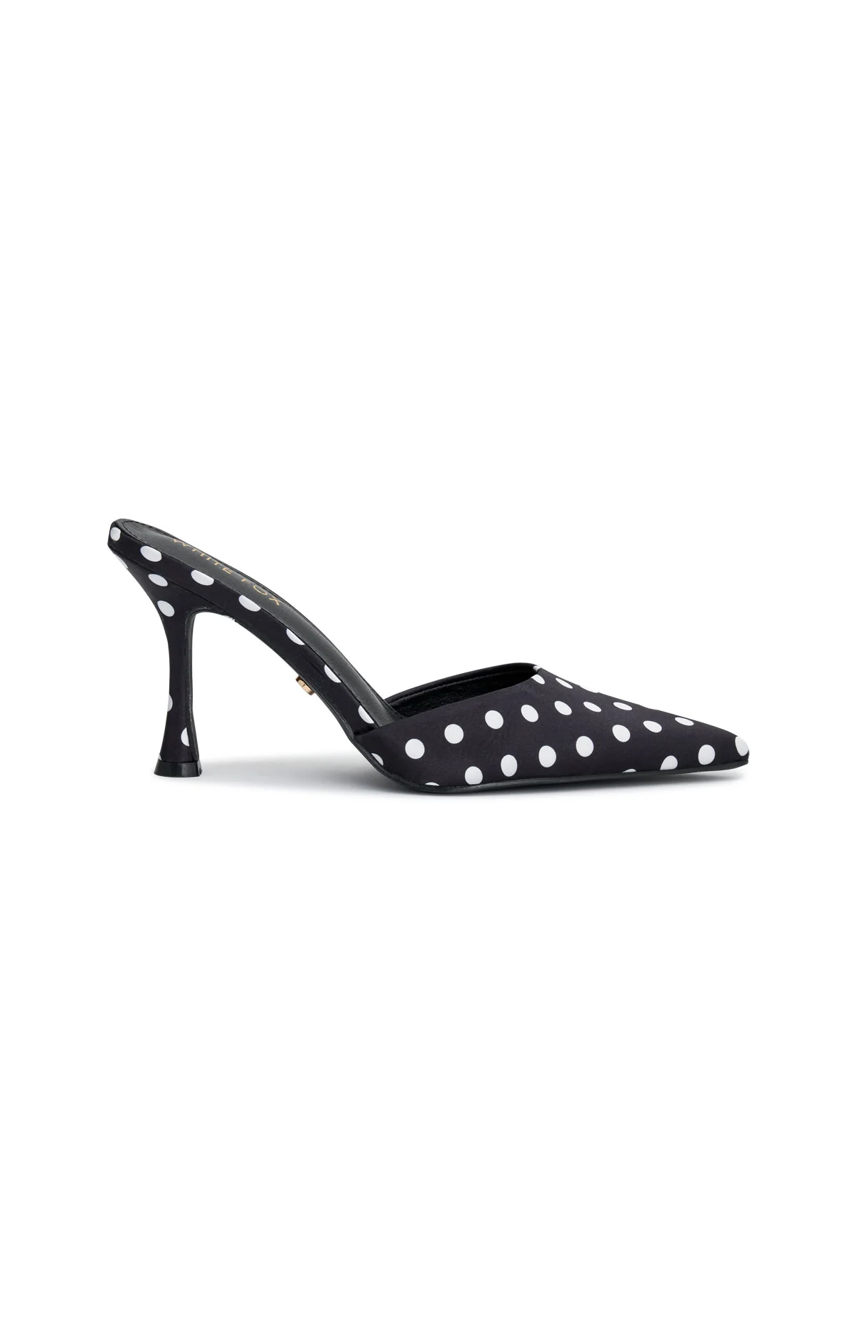 Iskra Mules Black Polka Dot - Image 3