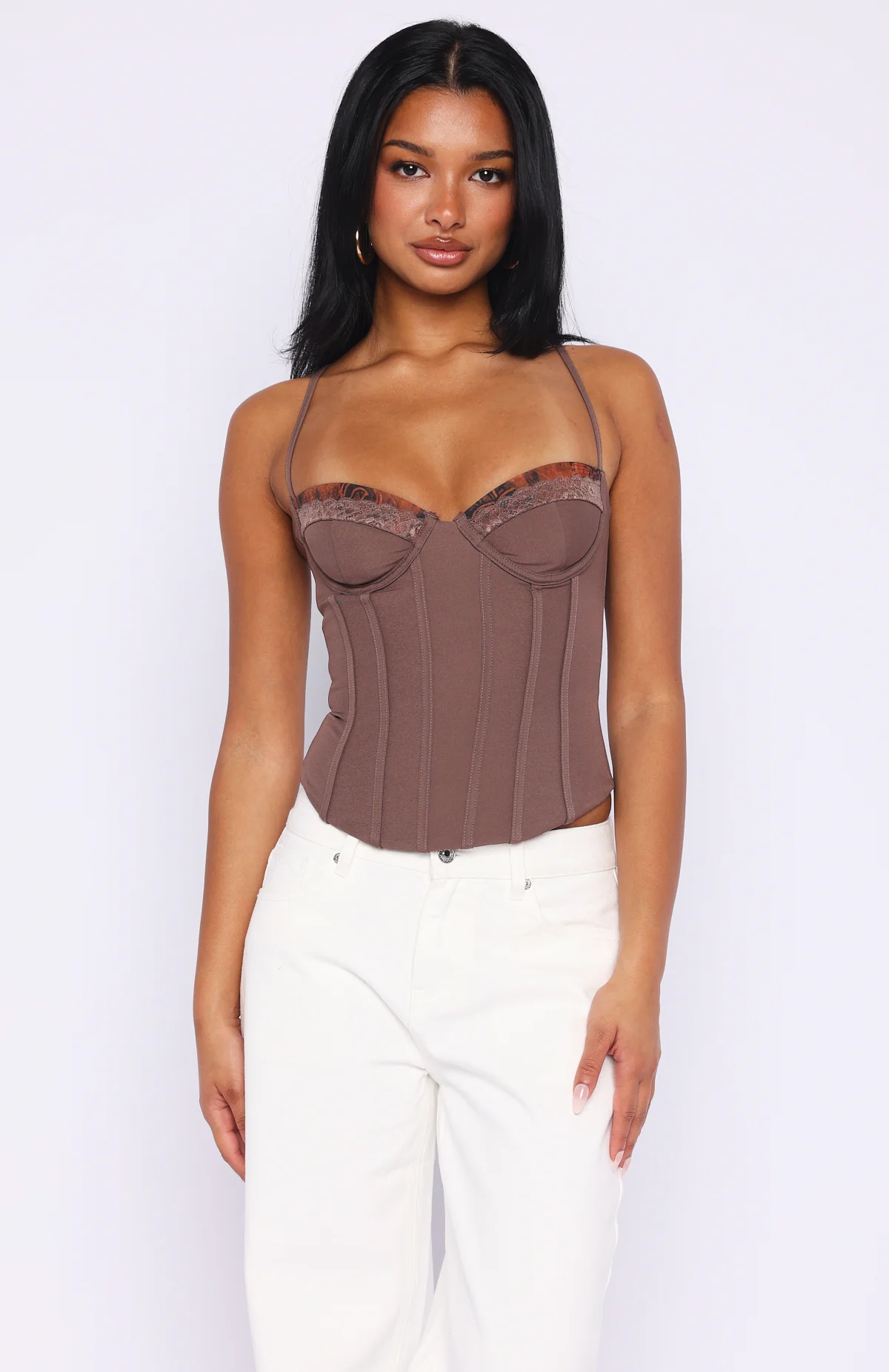 It's A Lifestyle Bustier Chocolate - Image 2