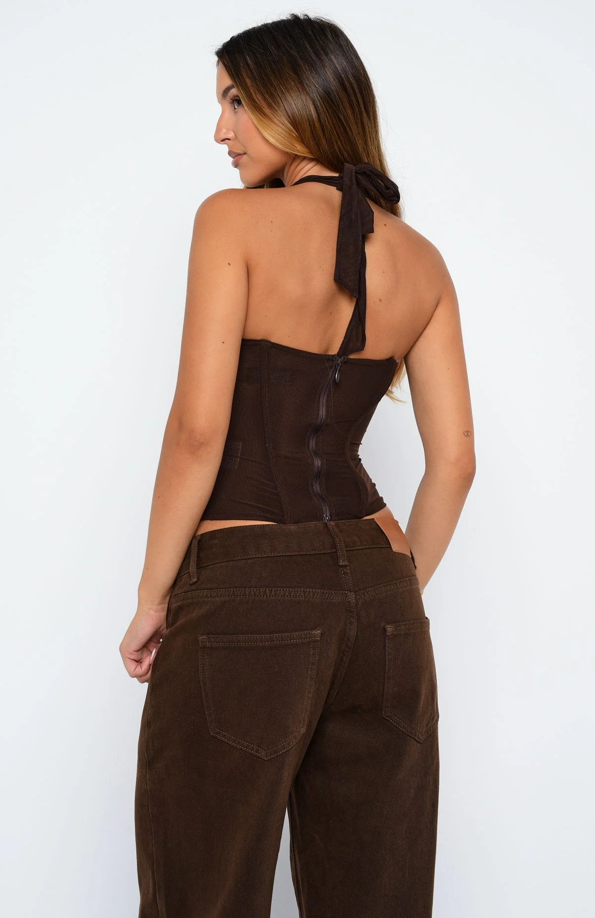 It's A Sure Thing Bustier Chocolate - Image 4