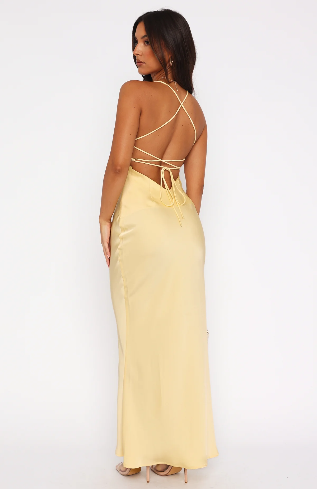 It's Not The Same Maxi Dress Lemon - Image 4