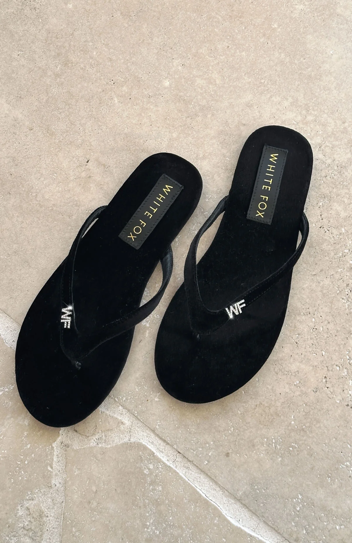 Jelena Sandals Black Velvet - Image 4