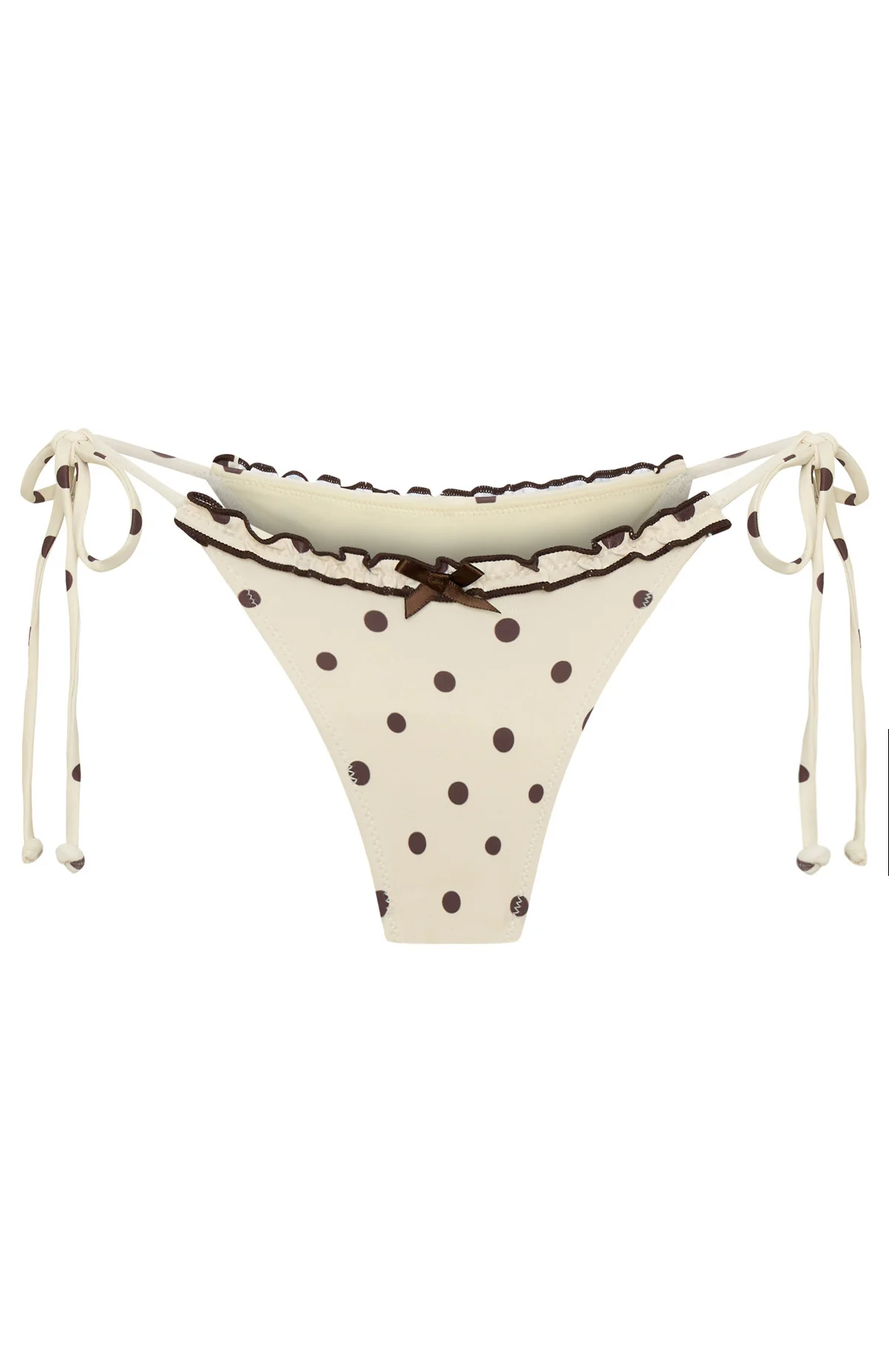 Josephine Bottoms Cream/Choc Polka Dot - Image 8