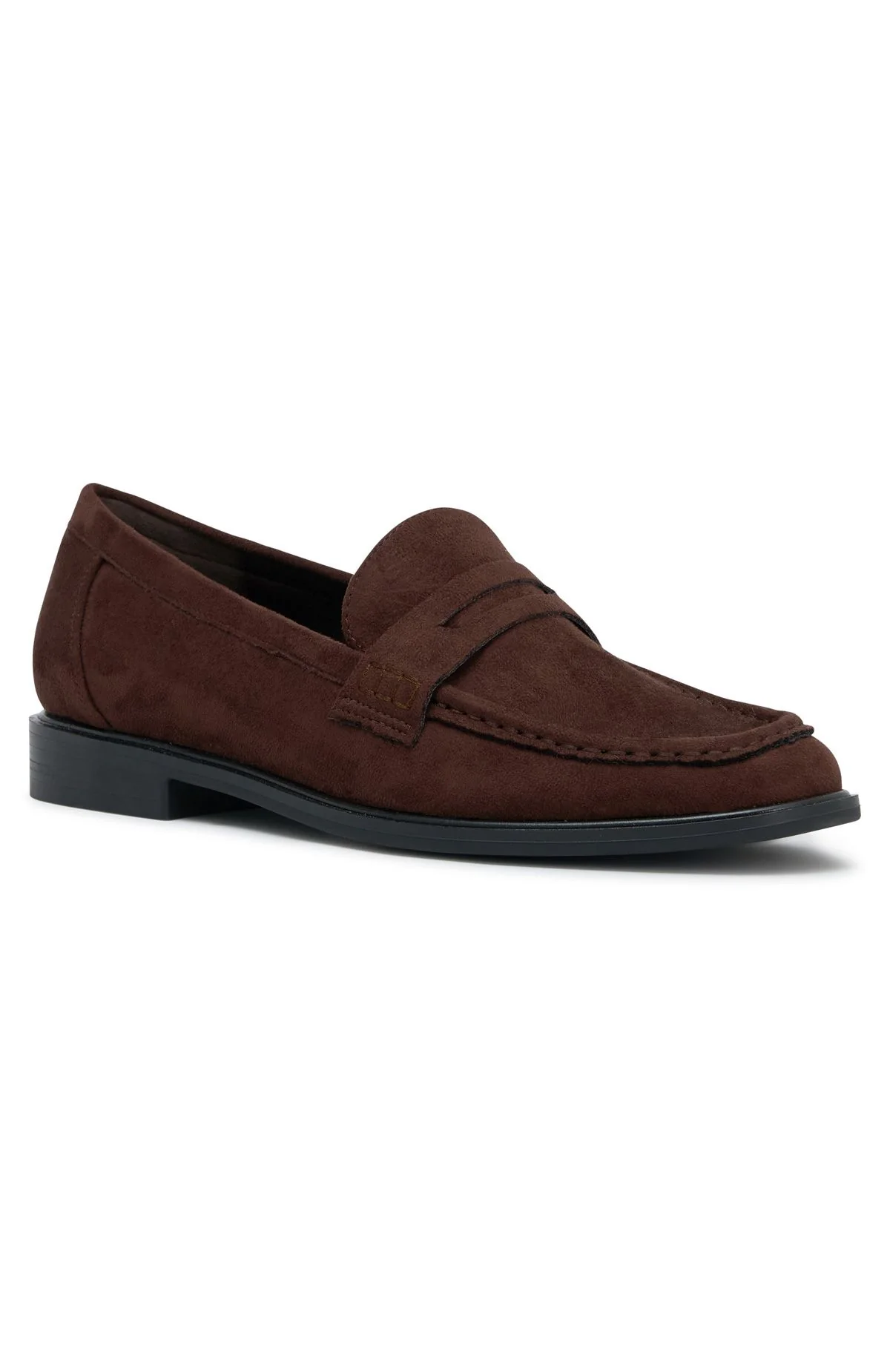Judson Loafers Chocolate Faux Suede - Image 4