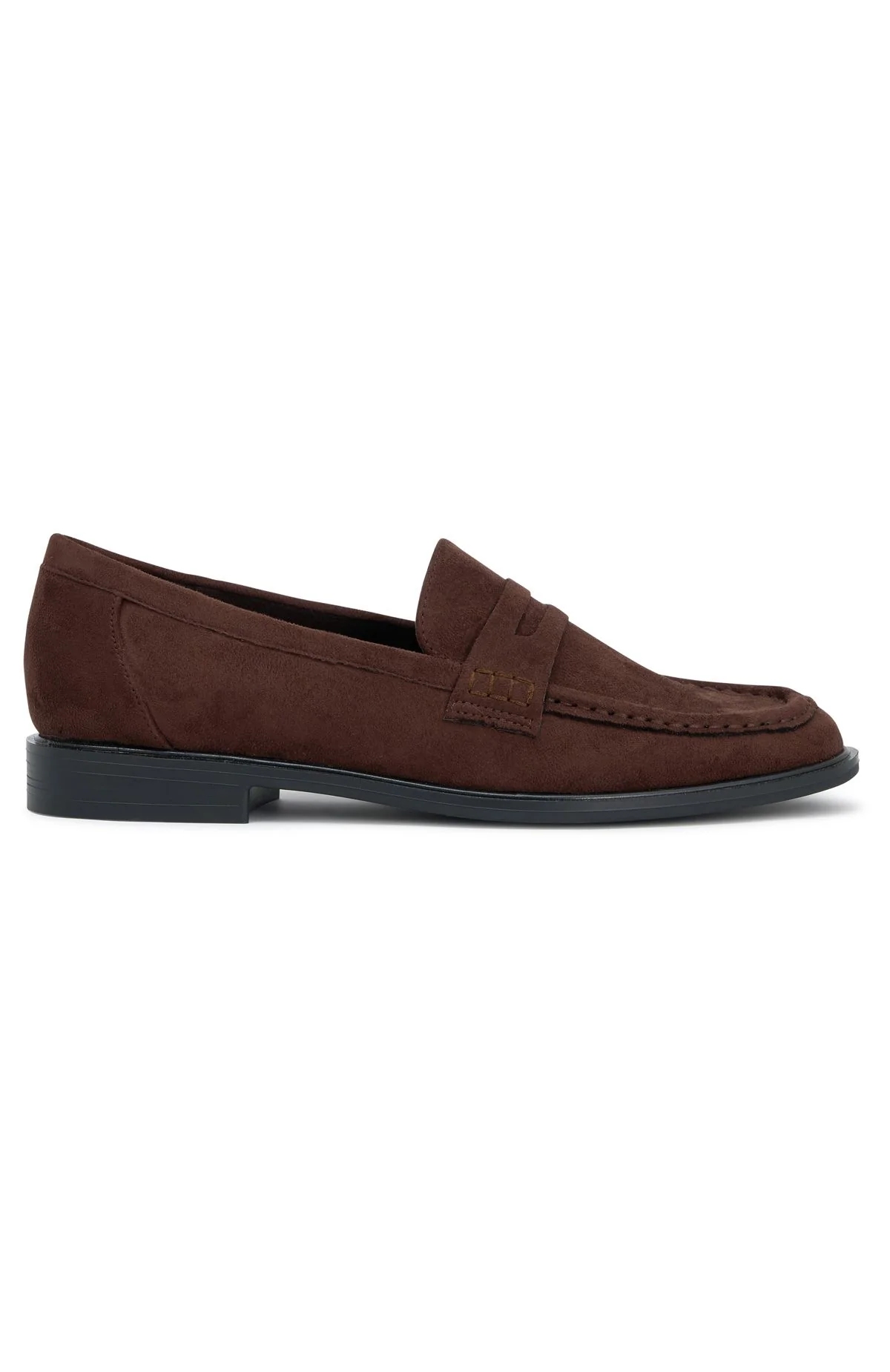 Judson Loafers Chocolate Faux Suede - Image 5