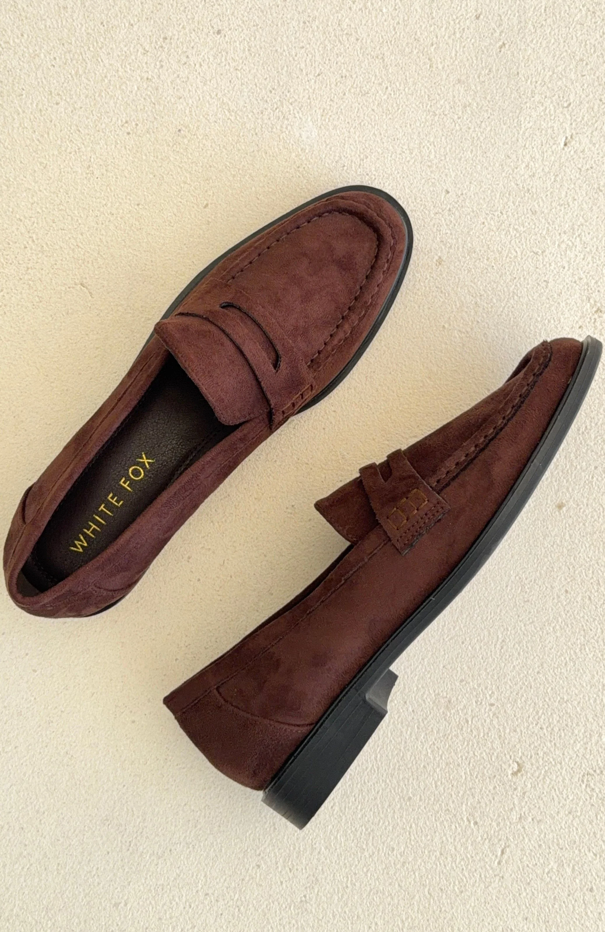 Judson Loafers Chocolate Faux Suede - Image 7