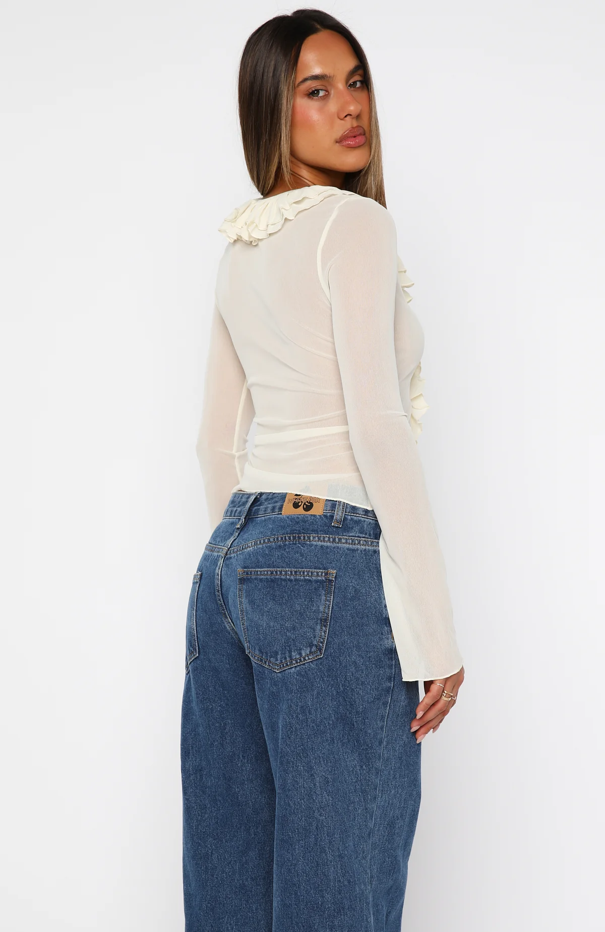 Just Me Long Sleeve Top Butter - Image 4