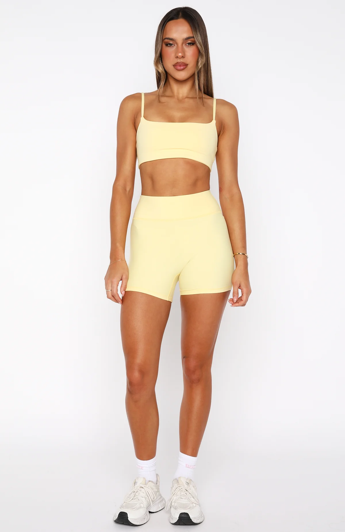 Keep Up High Waisted Shorts 4" Honey - Image 5