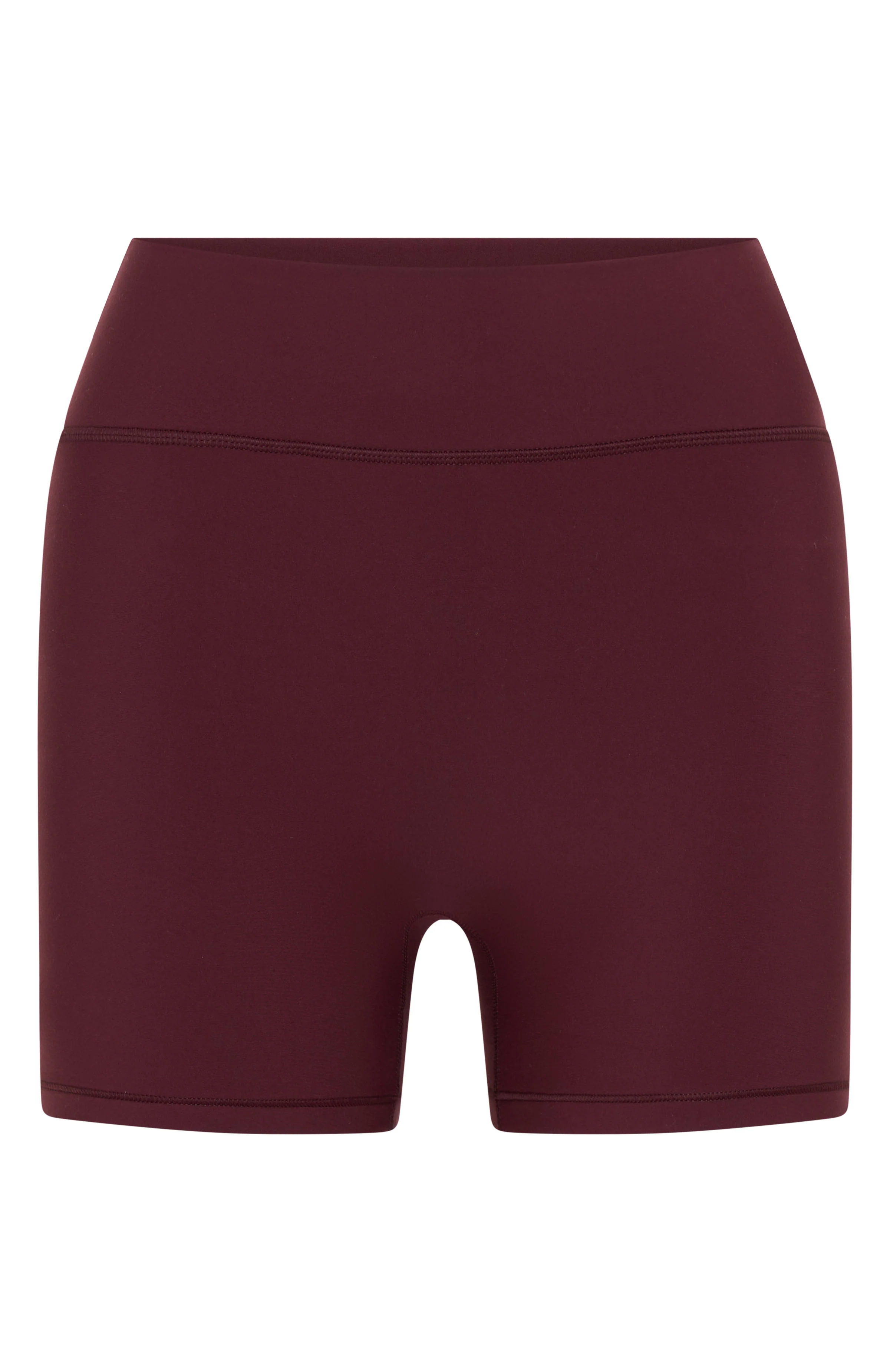 Keep Up High Waisted Shorts 4" Merlot - Image 7