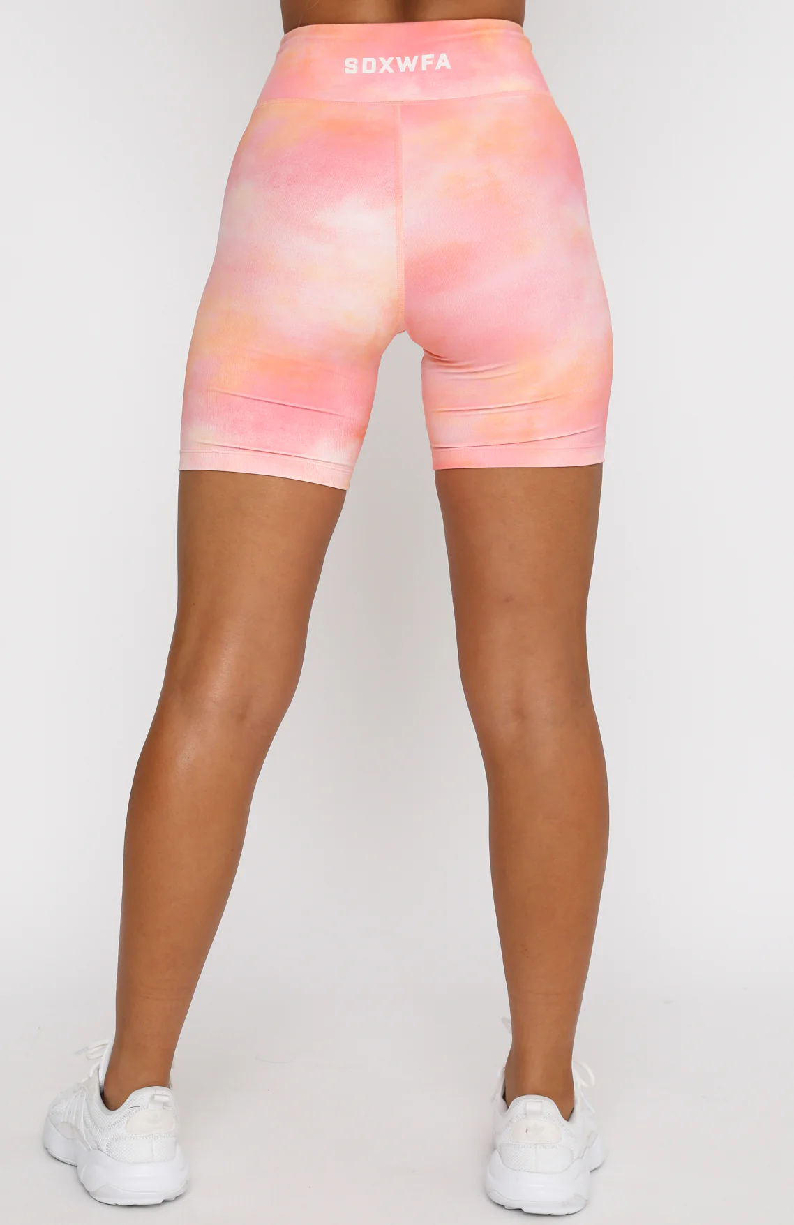 Kelly Bike Shorts Pink Sunset - Image 4