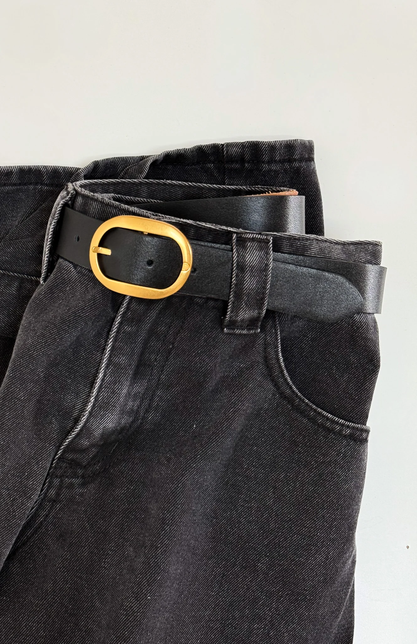 Kelvis Belt Black PU - Image 2