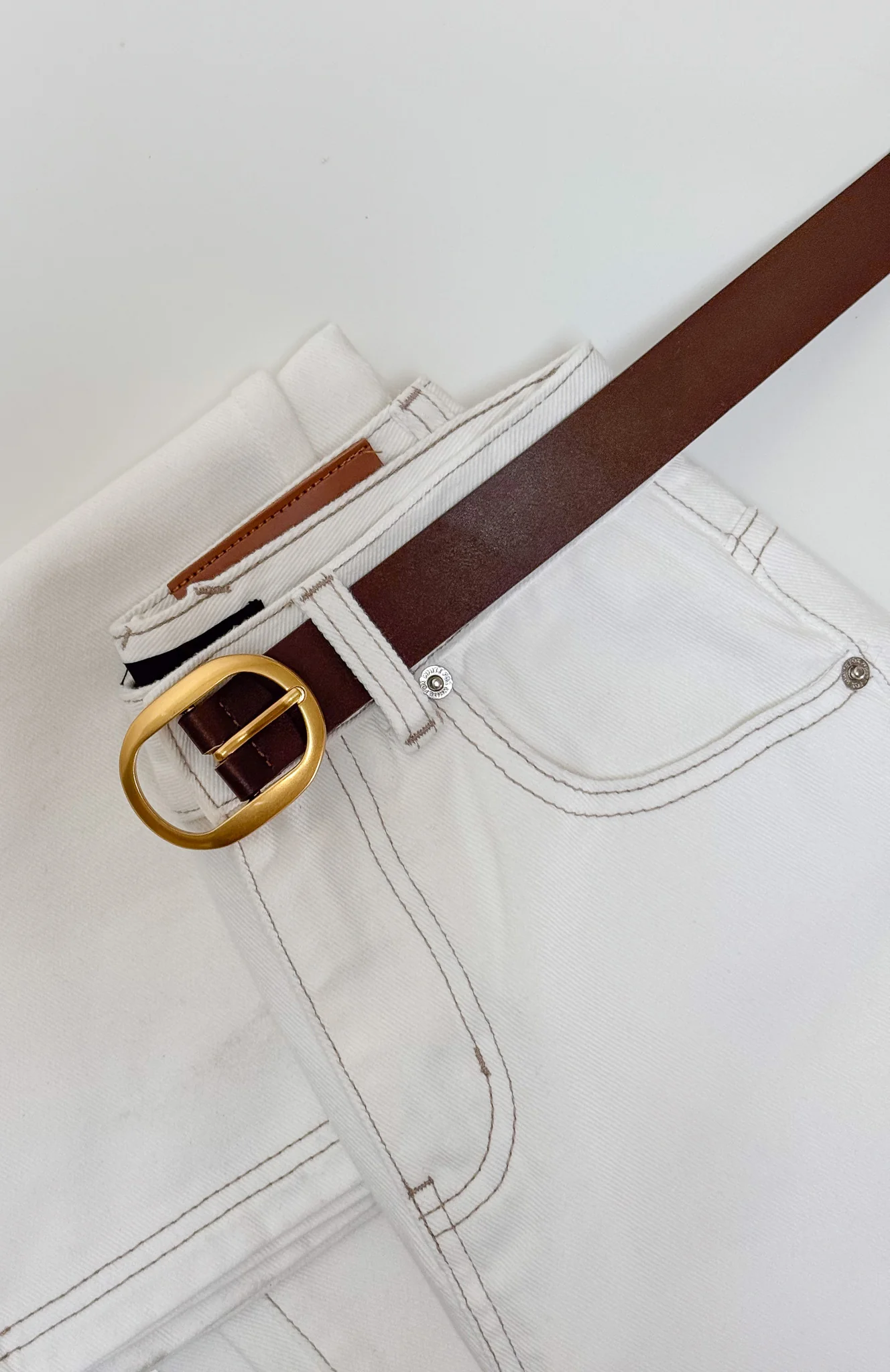 Kelvis Belt Chocolate PU - Image 2