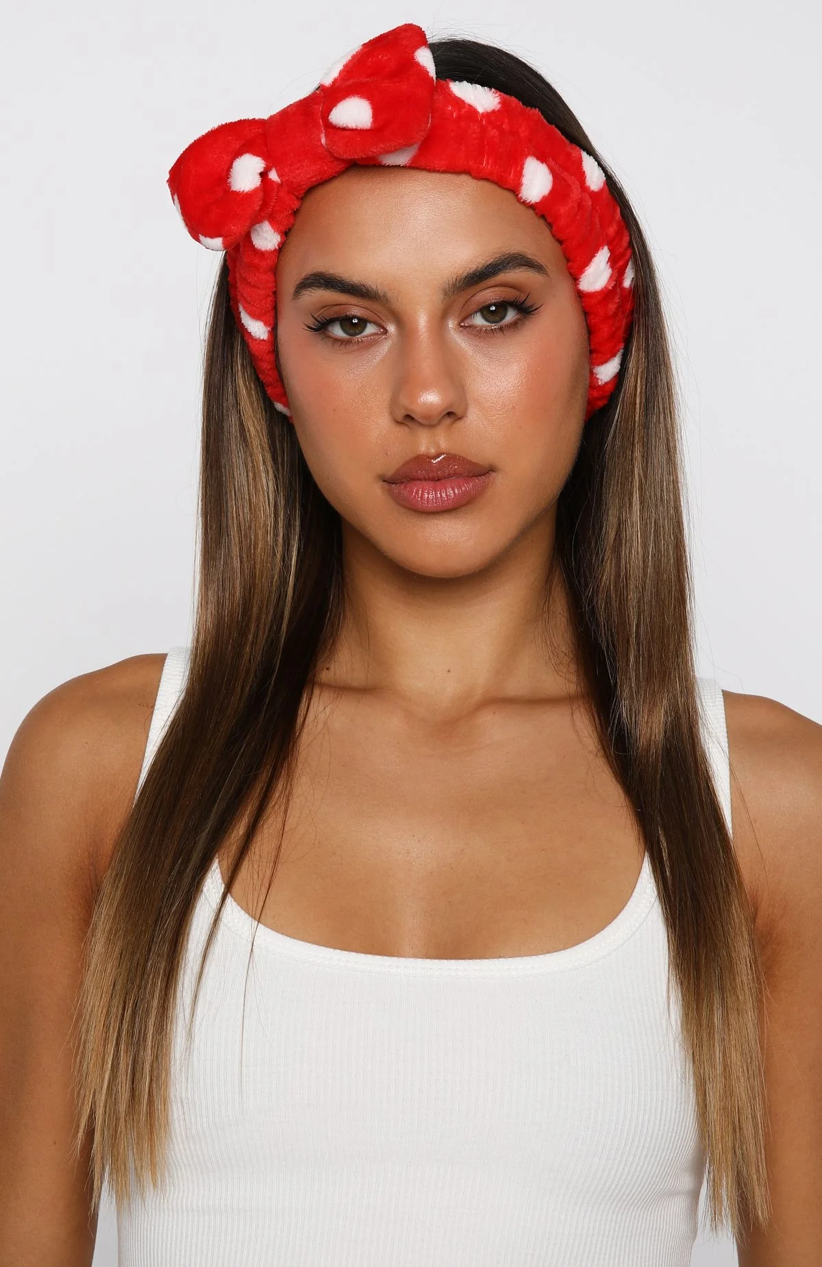 Kesia Beauty Headband 2 Pack Red/White - Image 6