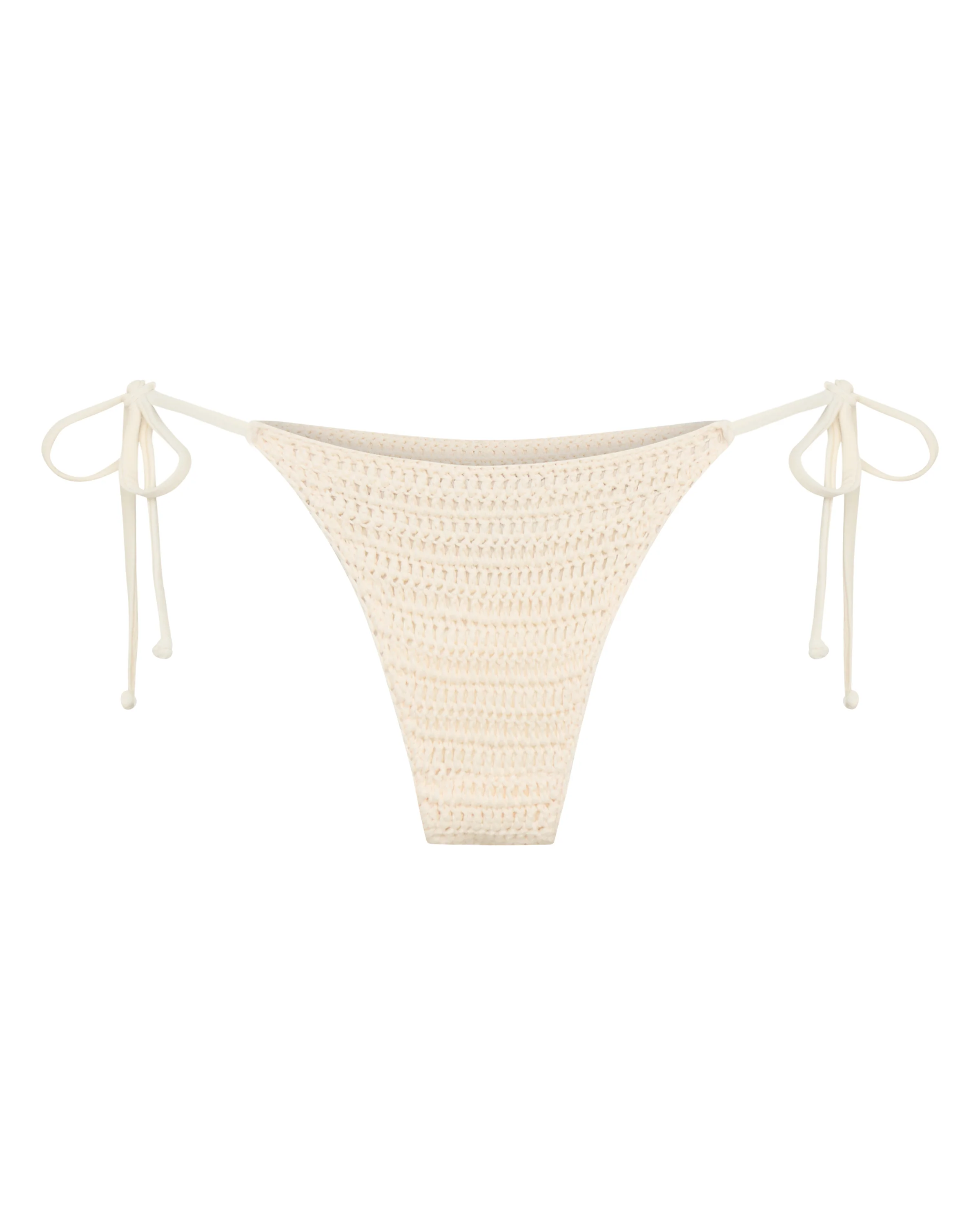 Kings Beach Crochet Bikini Top Cream - Image 7