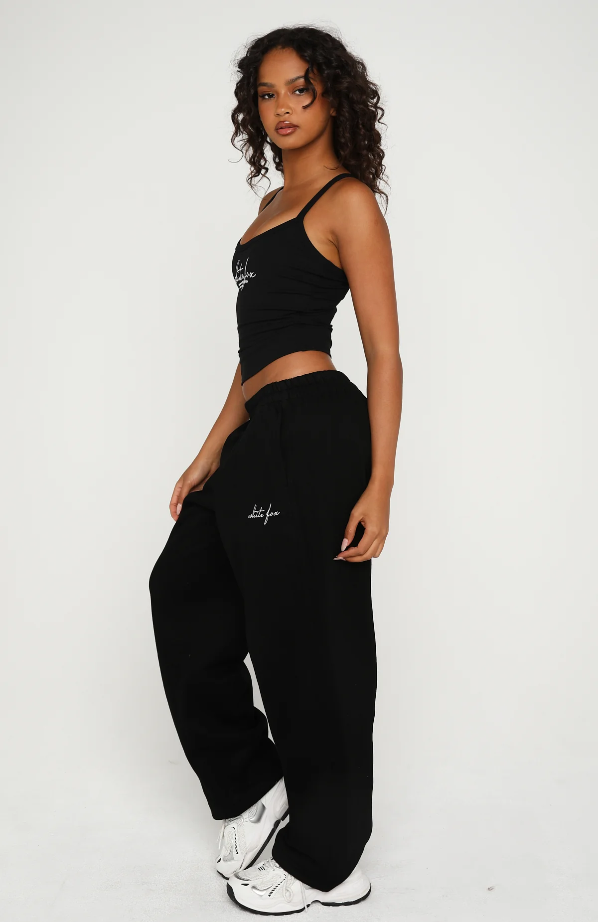 Know What You Want Barrel Leg Sweatpants Black - Image 3