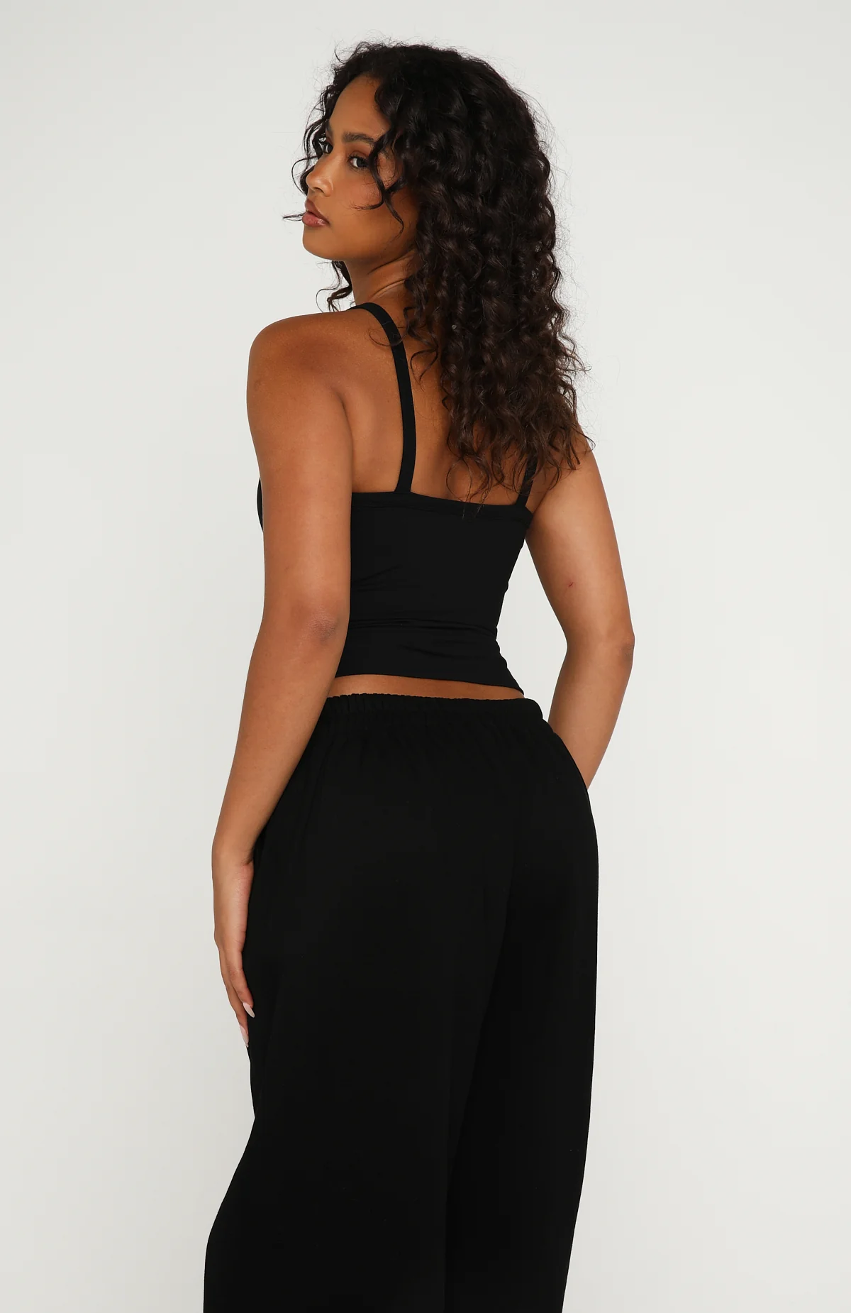 Know What You Want Singlet Top Black - Image 4