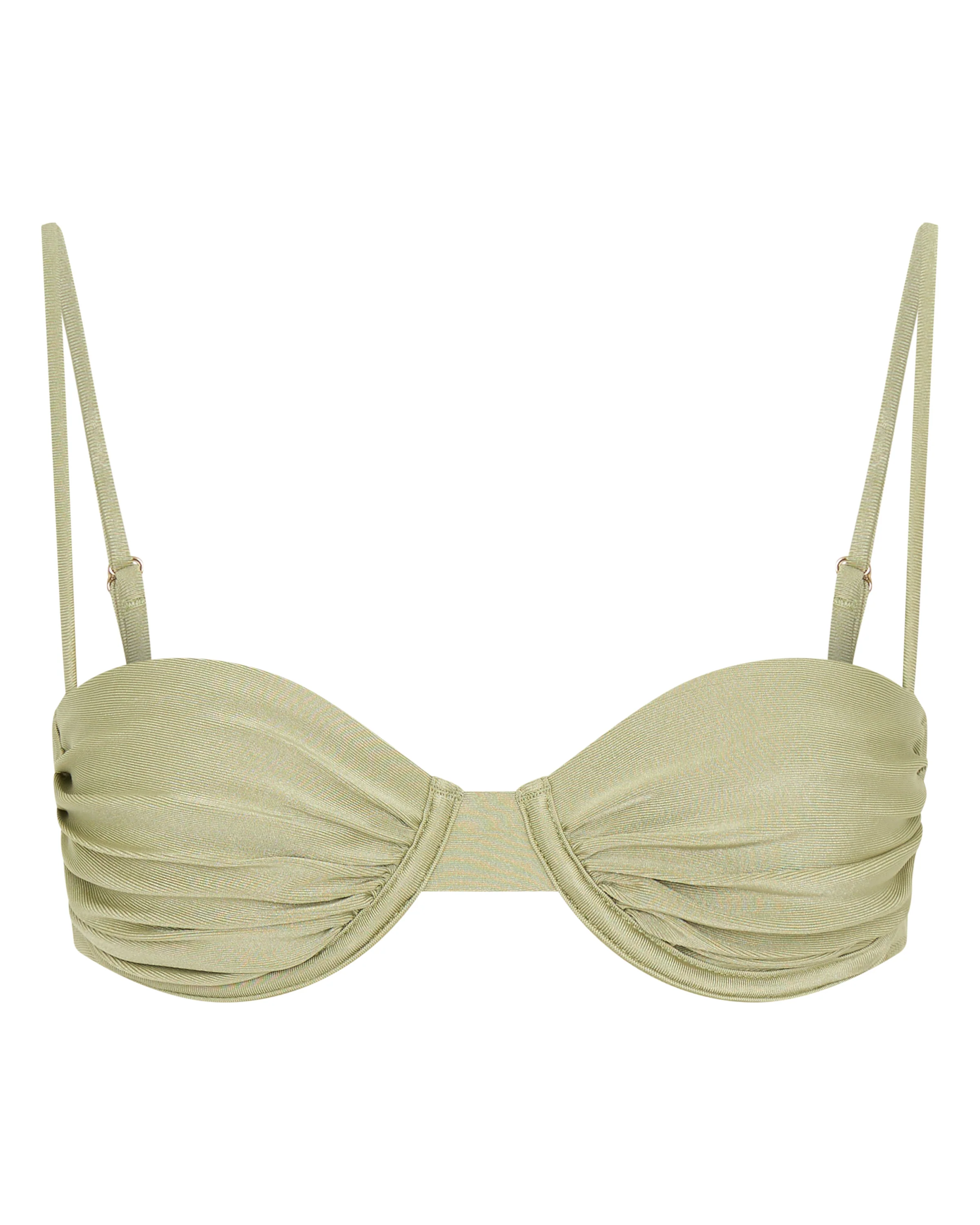 La Pelosa Bikini Top Olive - Image 7