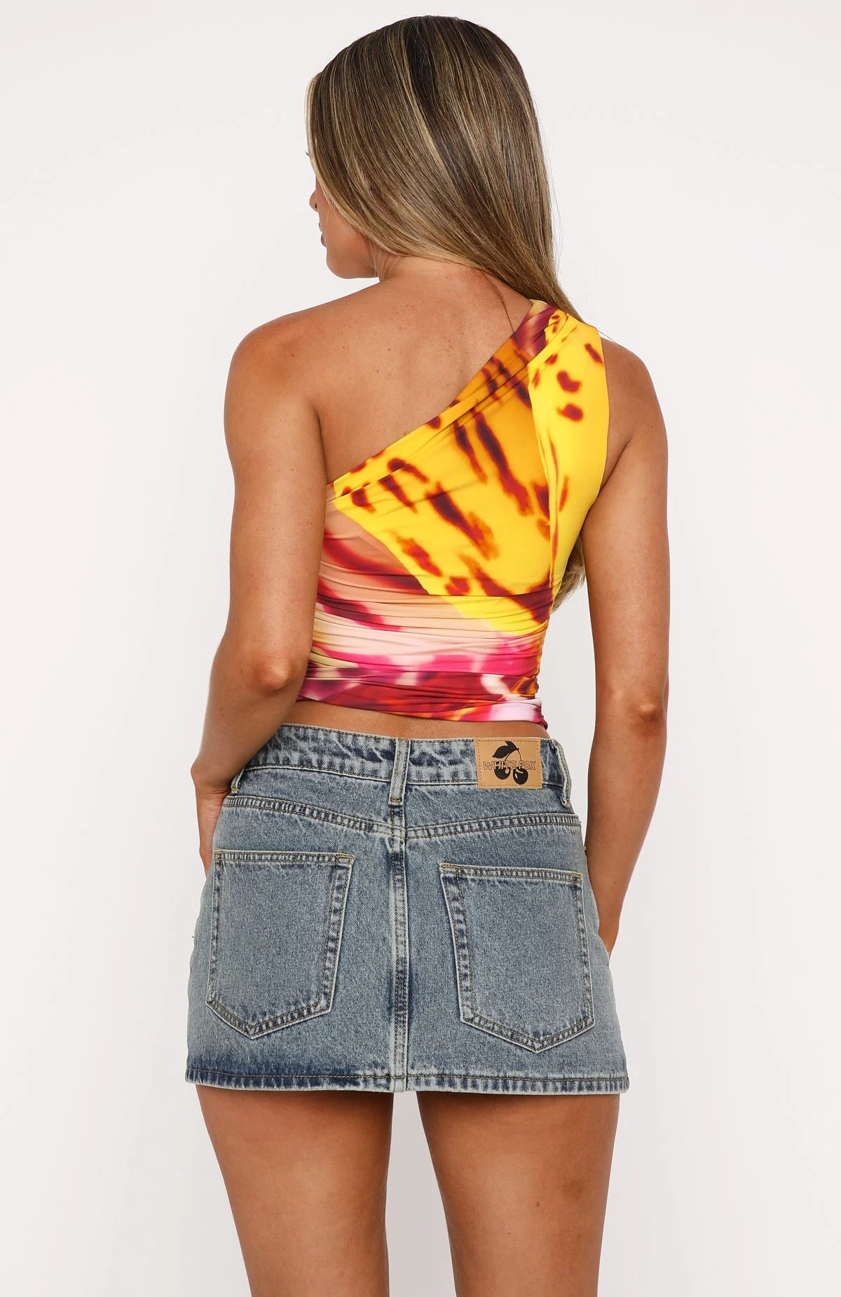Lack Of Love One Shoulder Top Orchid Sun - Image 4