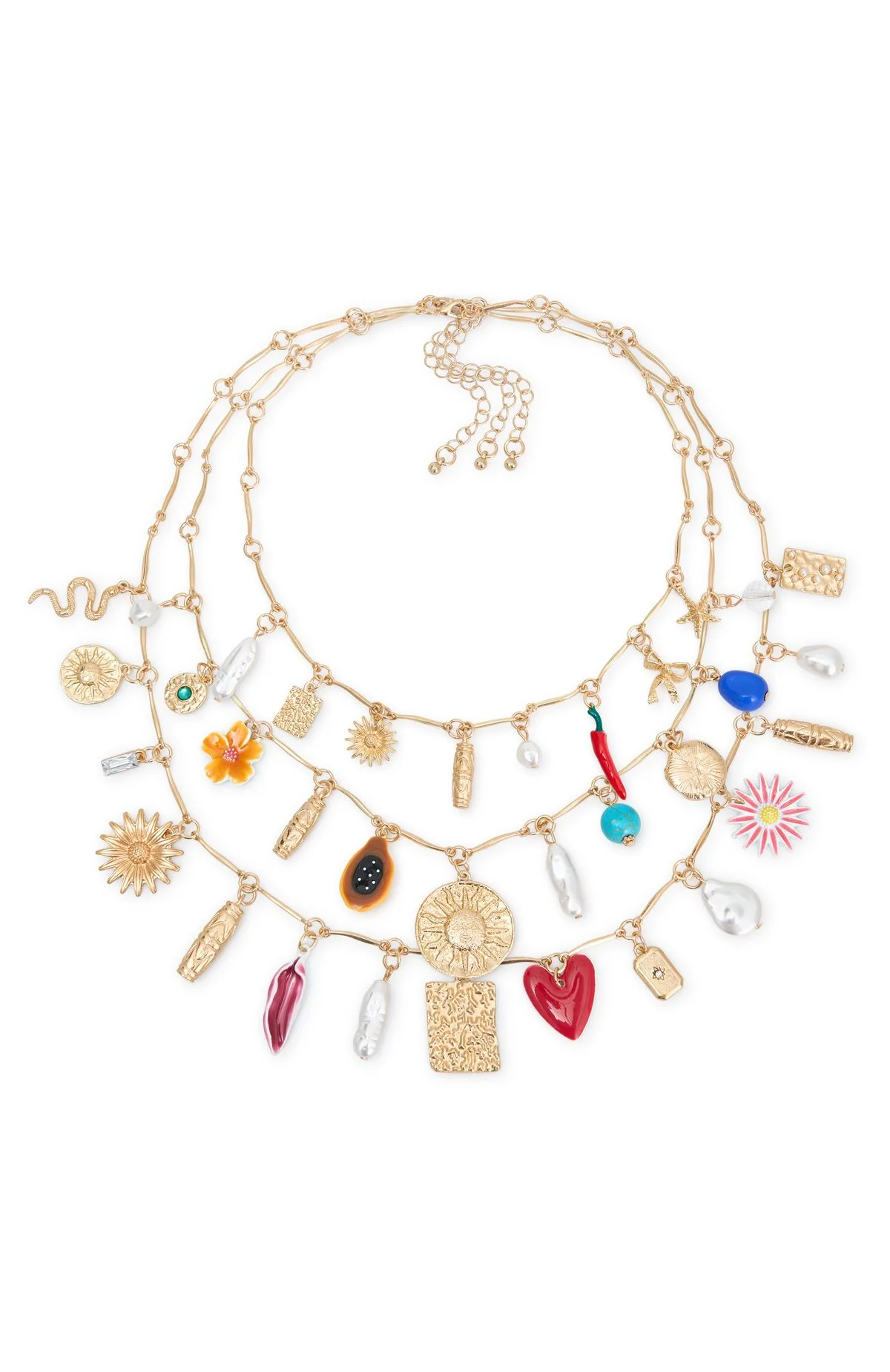 Leila Necklace Set Gold - Image 4