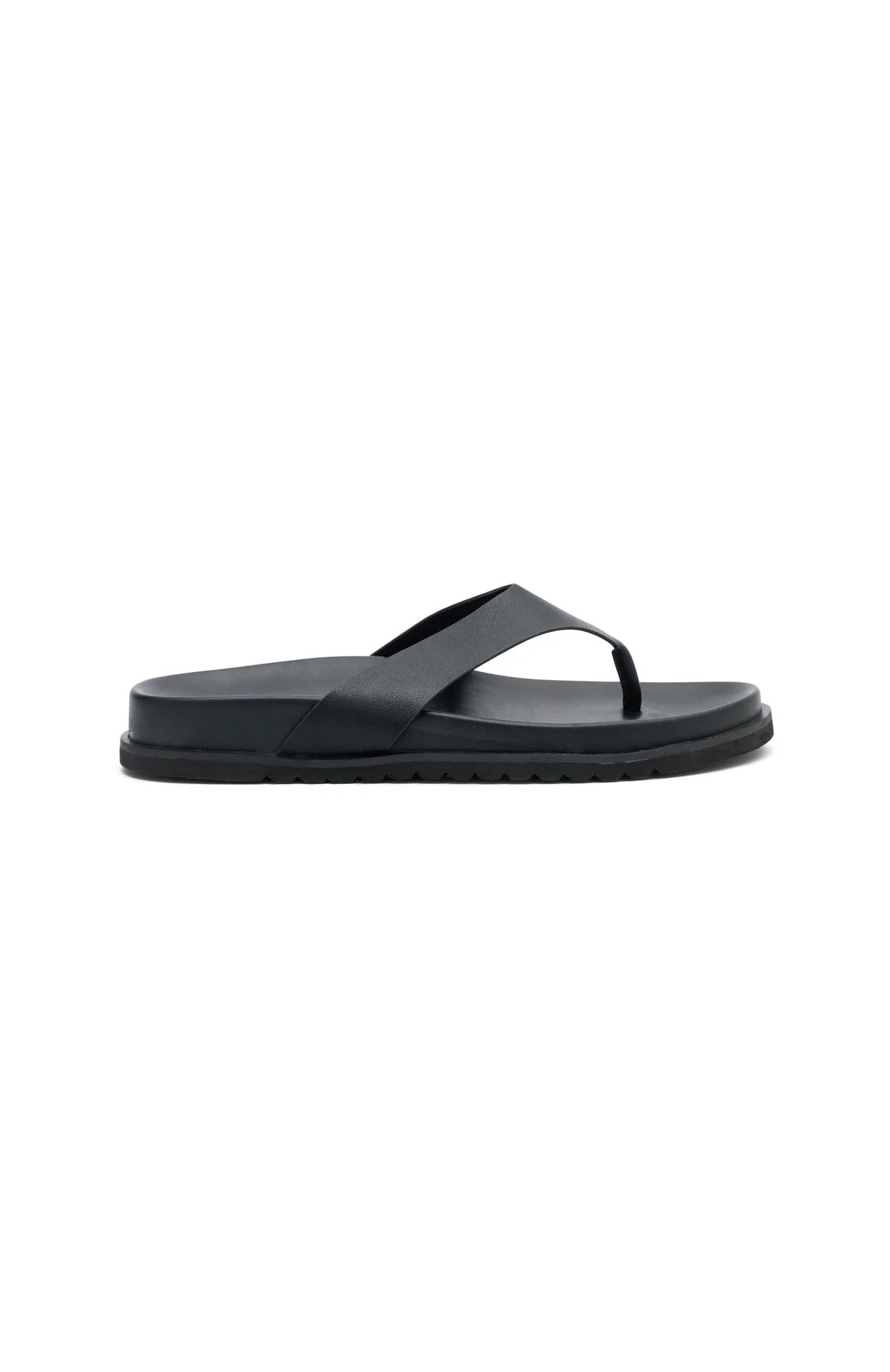 Leonato Thong Sandals Black - Image 3