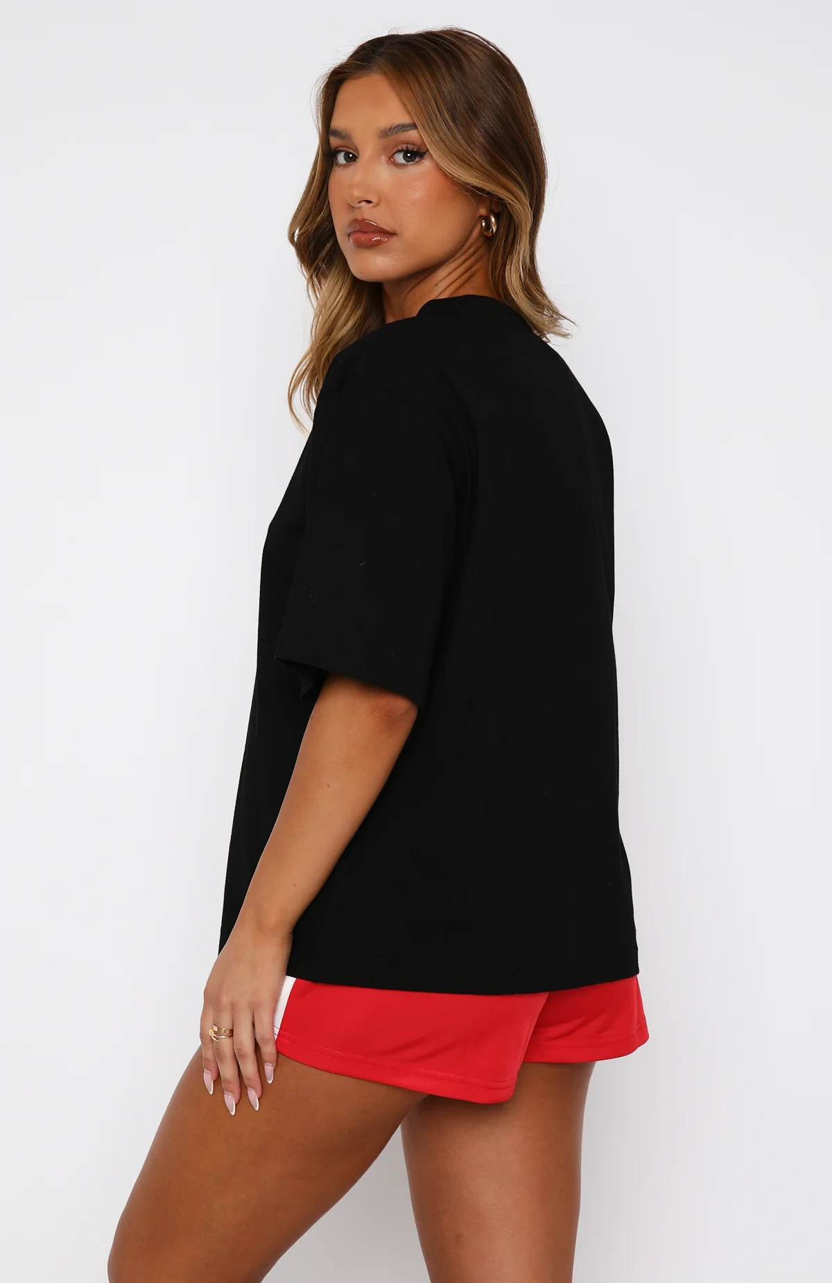 Let It Out Oversized Tee Black - Image 4