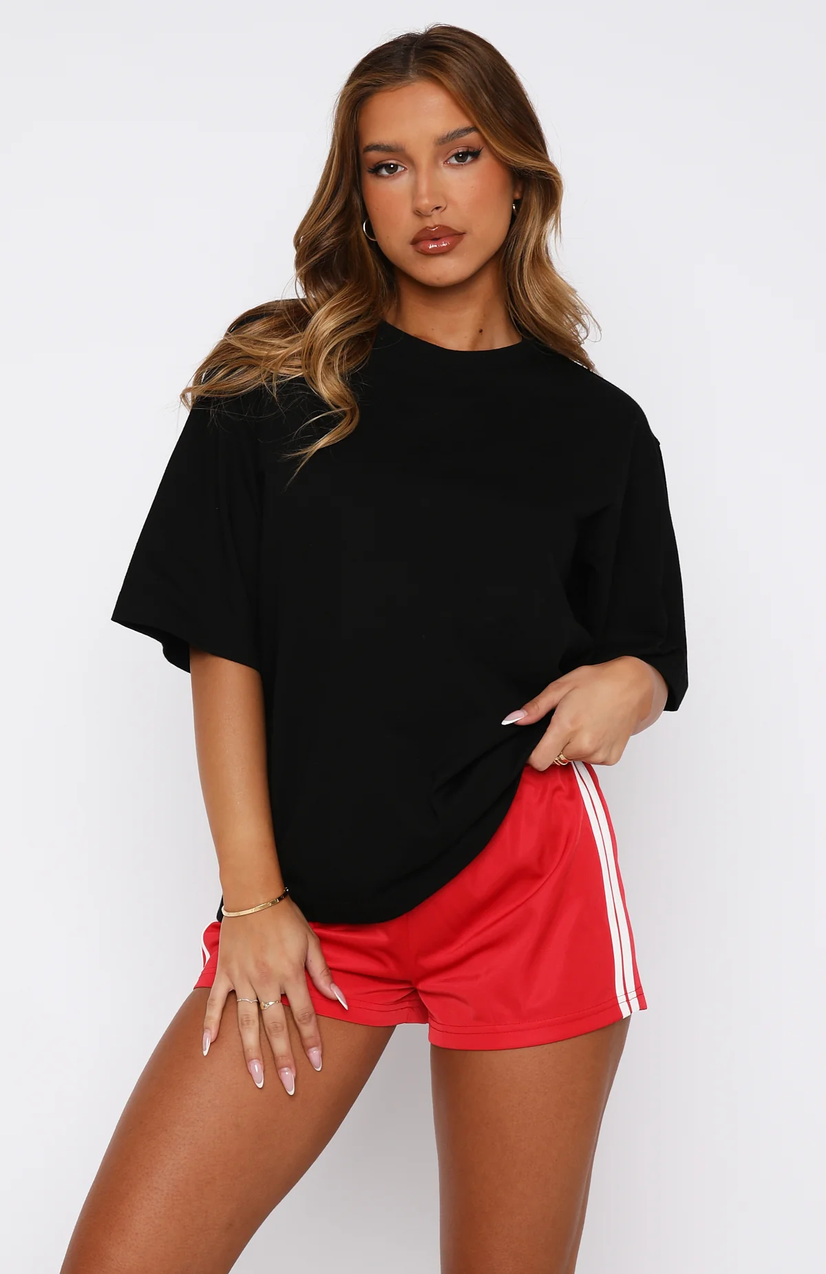 Let It Out Oversized Tee Black - Image 5