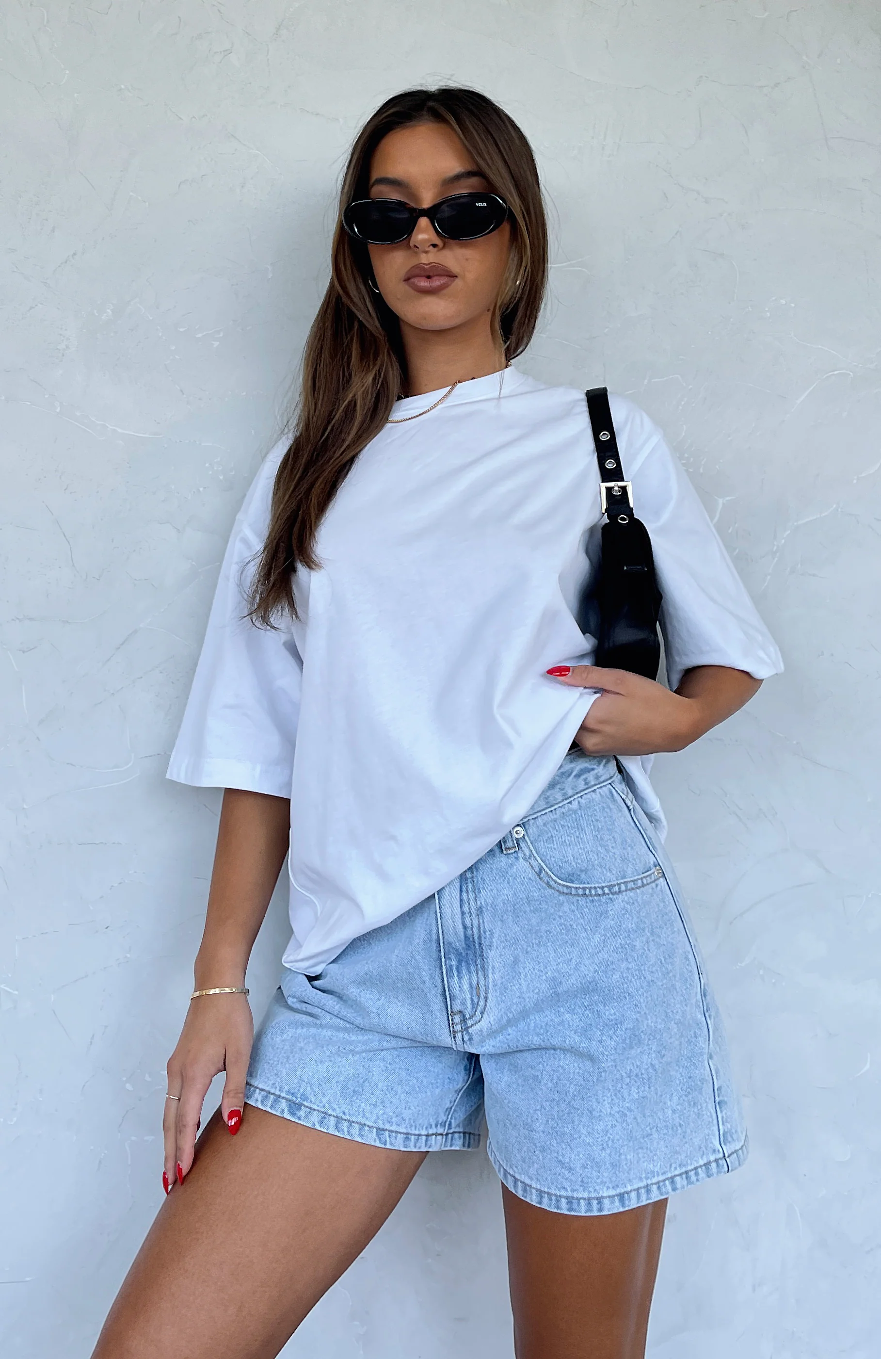 Let It Out Oversized Tee White - Image 6