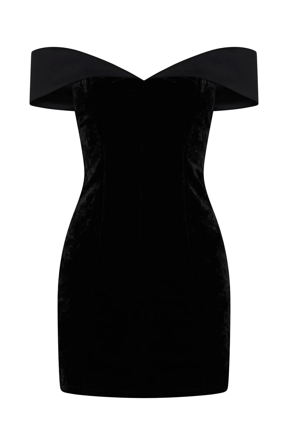 Let's Get Loud Off Shoulder Mini Dress Black - Image 7