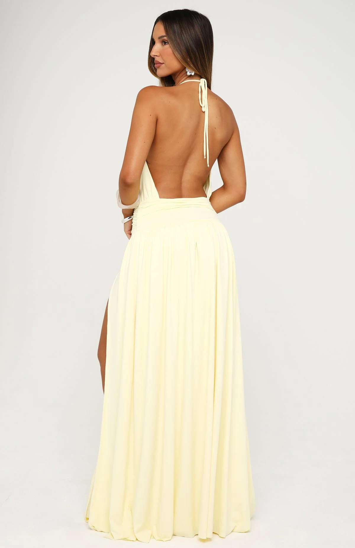 Light Of Amour Maxi Dress Lemon - Image 5
