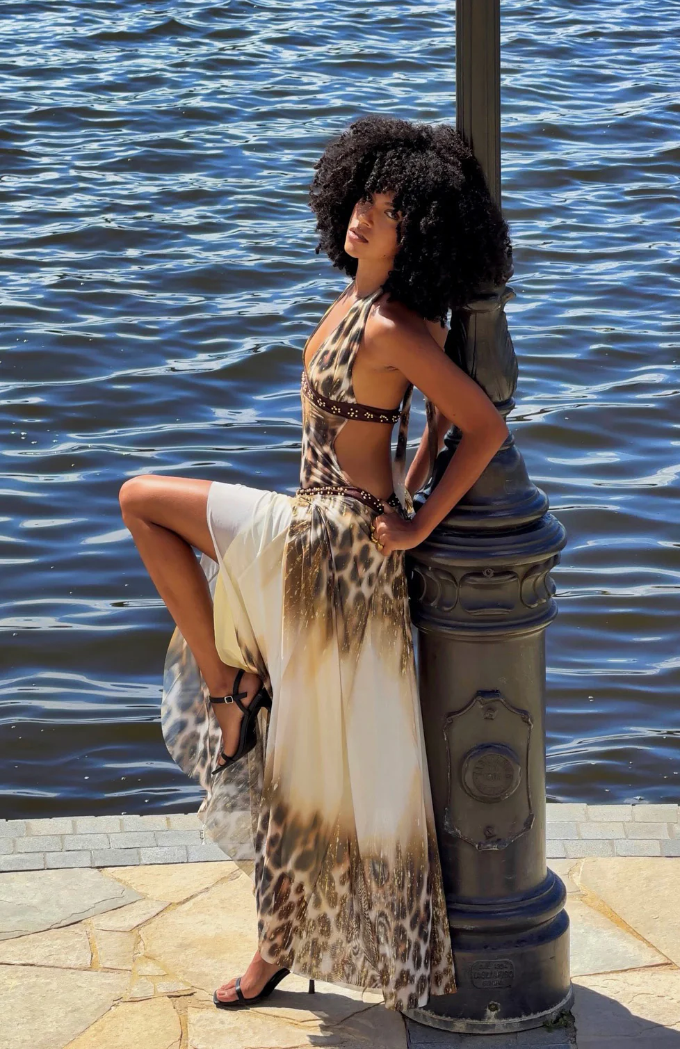 Lights Camera Action Maxi Dress Soundwave - Image 9