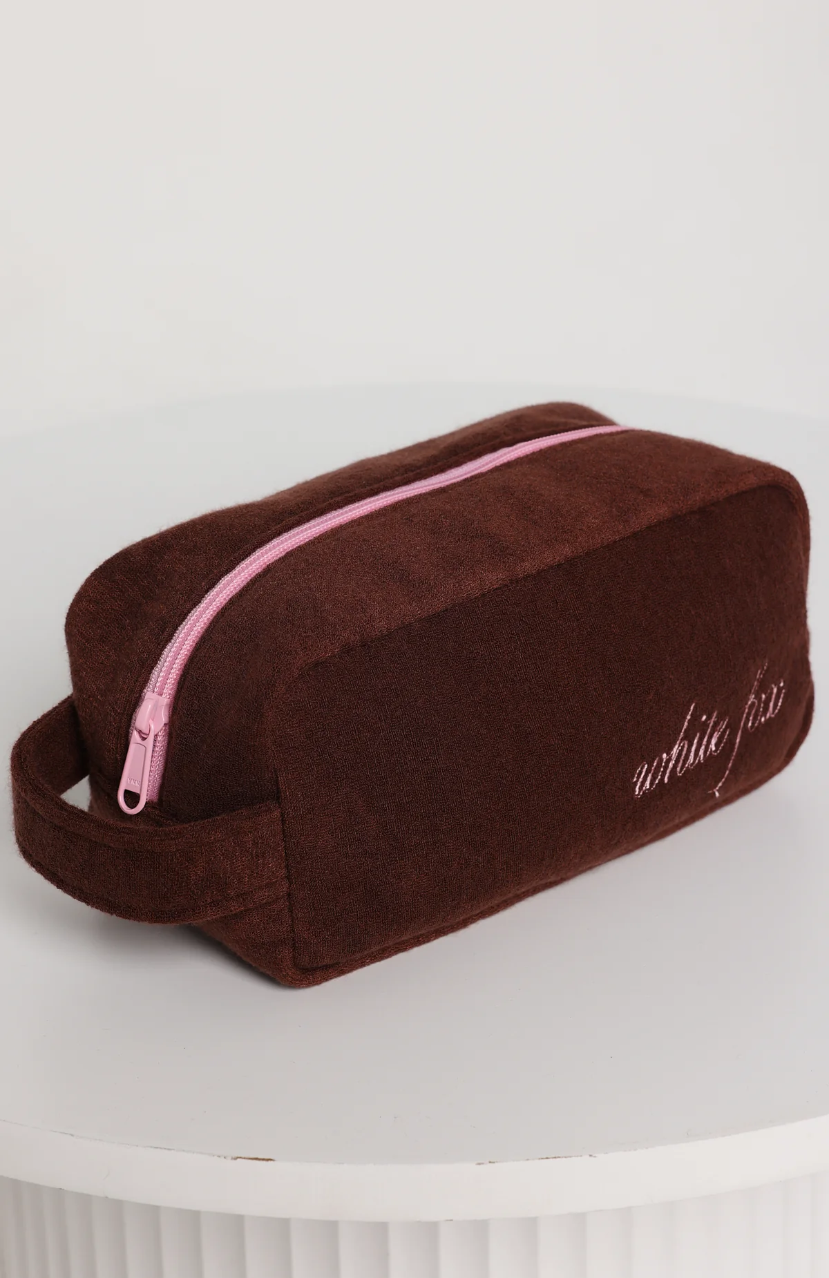 Lillian Cosmetic Bag Chocolate - Image 4