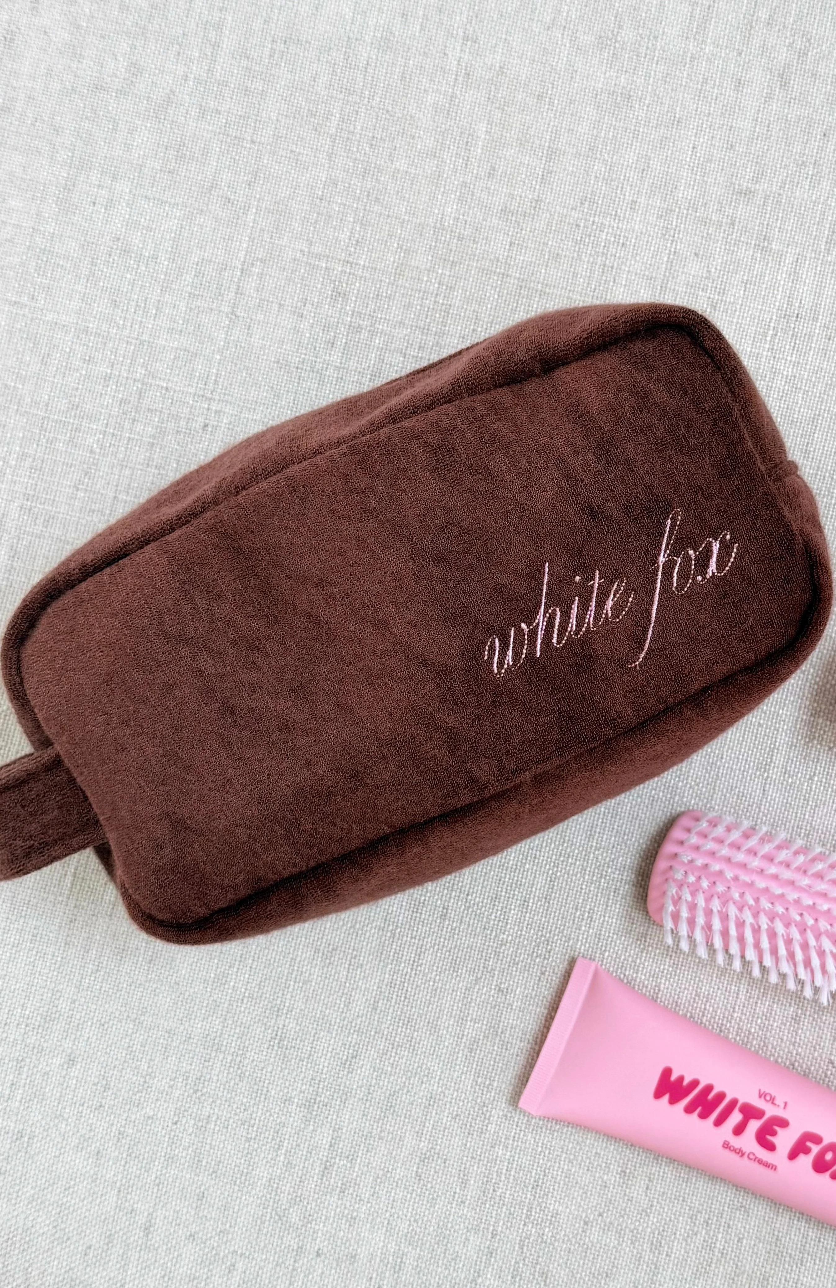 Lillian Cosmetic Bag Chocolate - Image 6