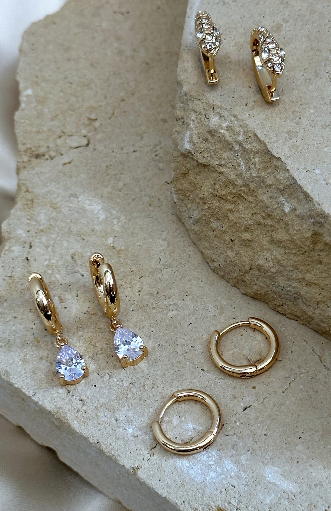 Little Things Earrings Set Gold - Image 2