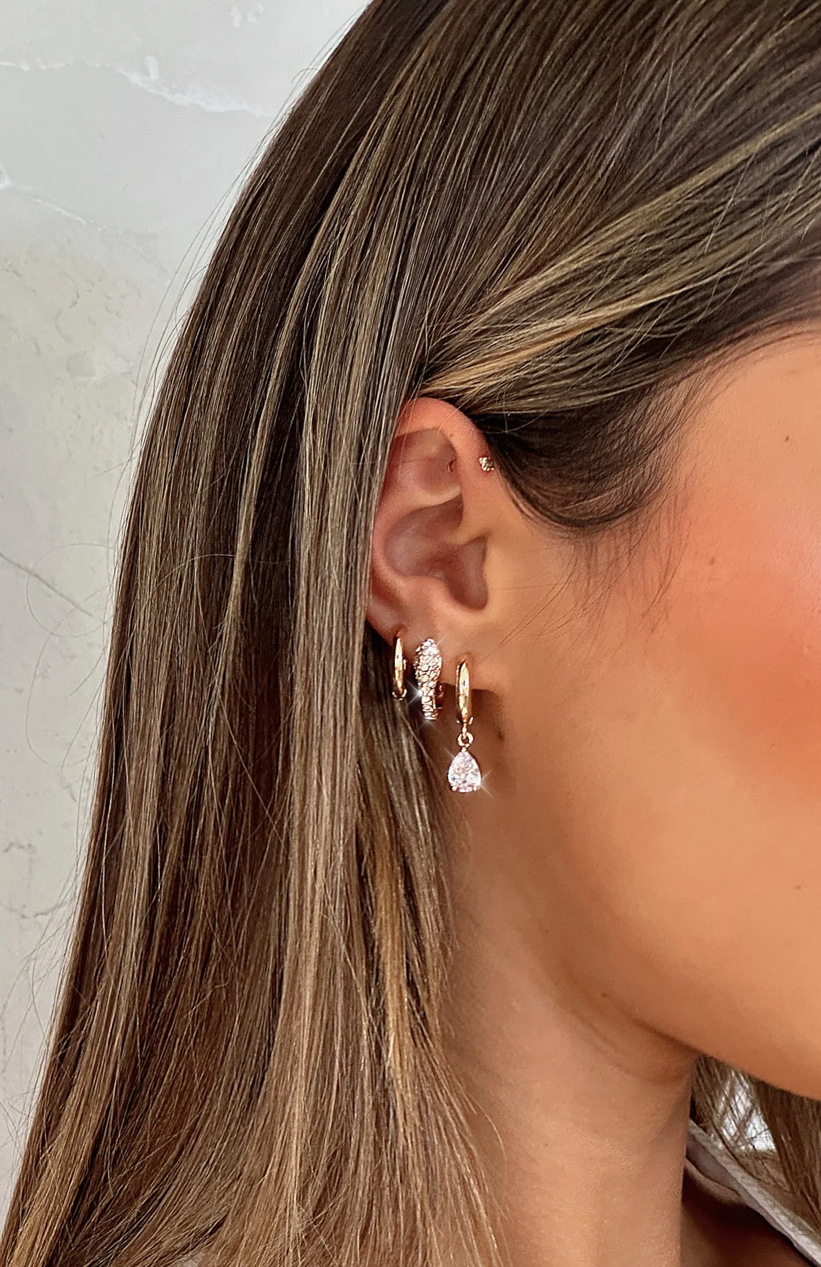 Little Things Earrings Set Gold - Image 4
