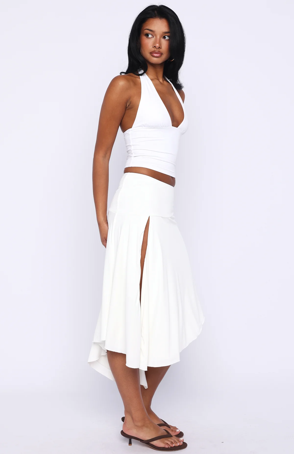 Losing What We Had Midi Skirt White - Image 3