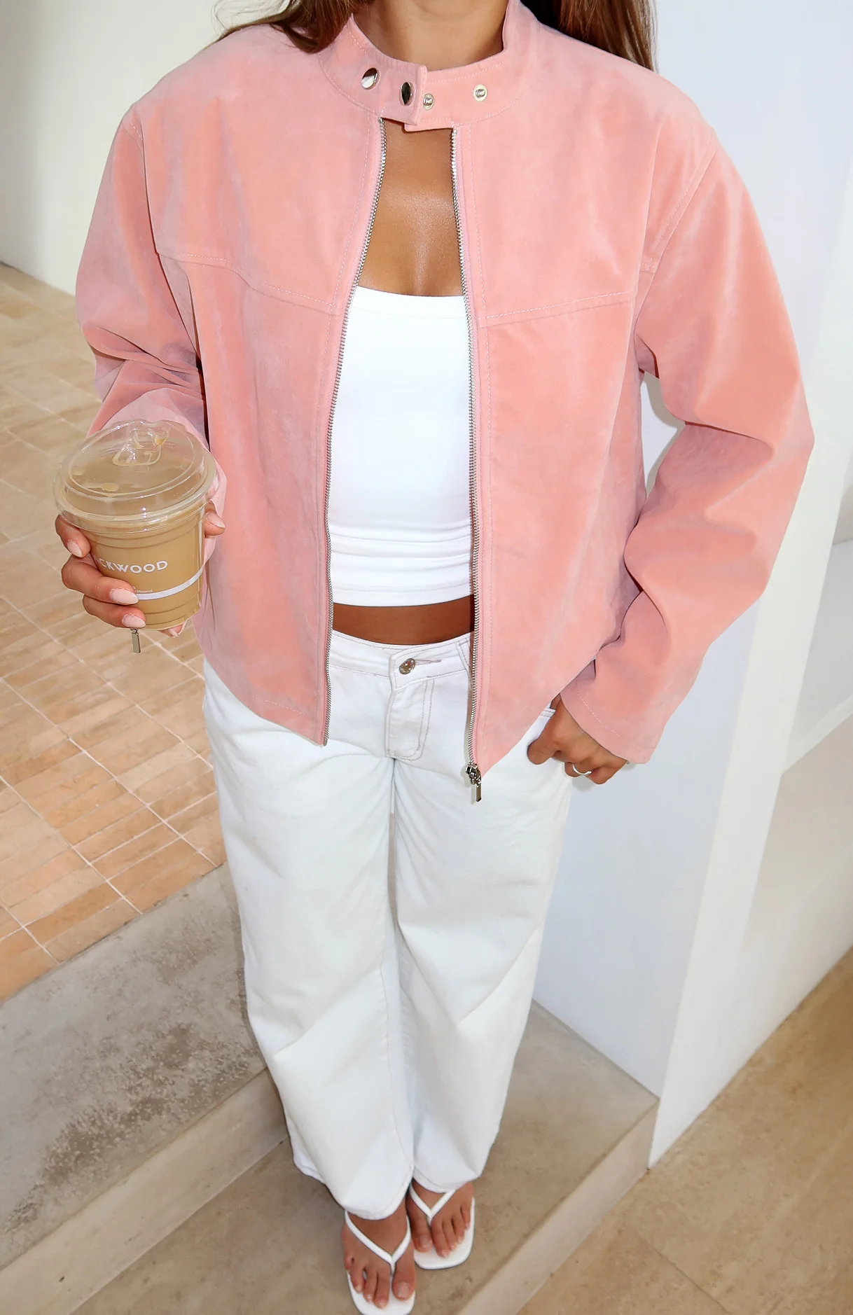 Love Is Blind Jacket Pink - Image 3