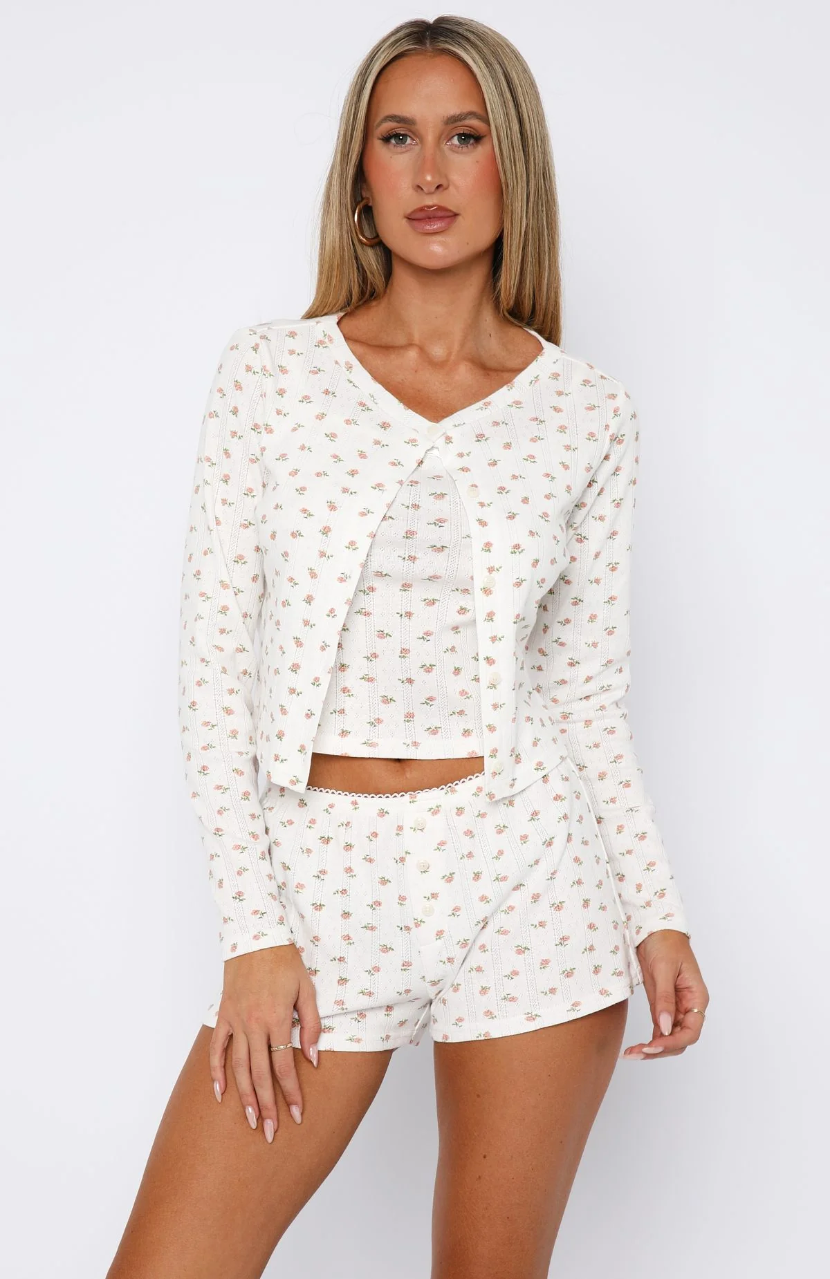 Love Letters Long Sleeve Top Peach Blossom - Image 2