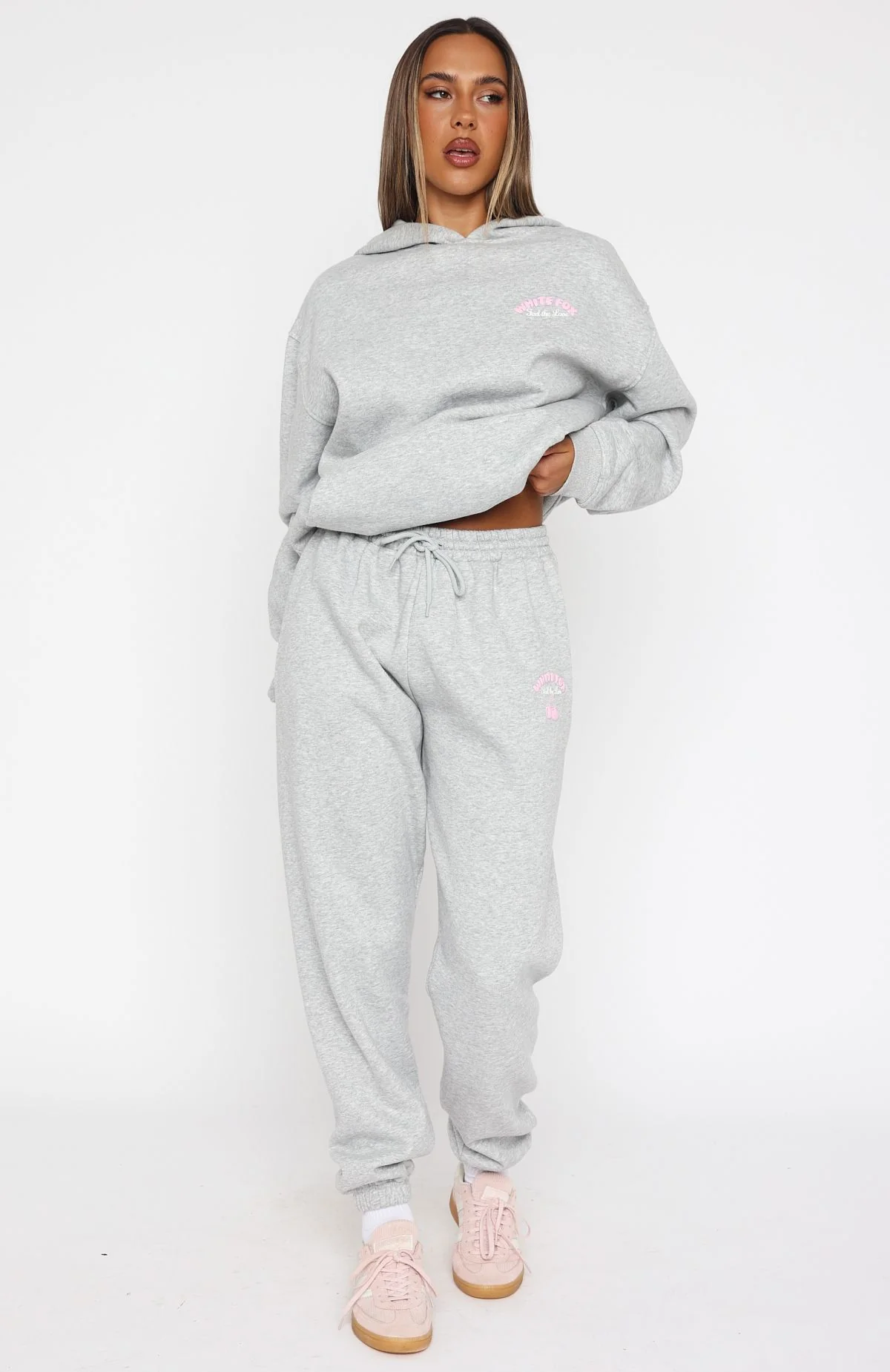 Love Me Tender Sweatpants Dark Grey Marle - Image 2
